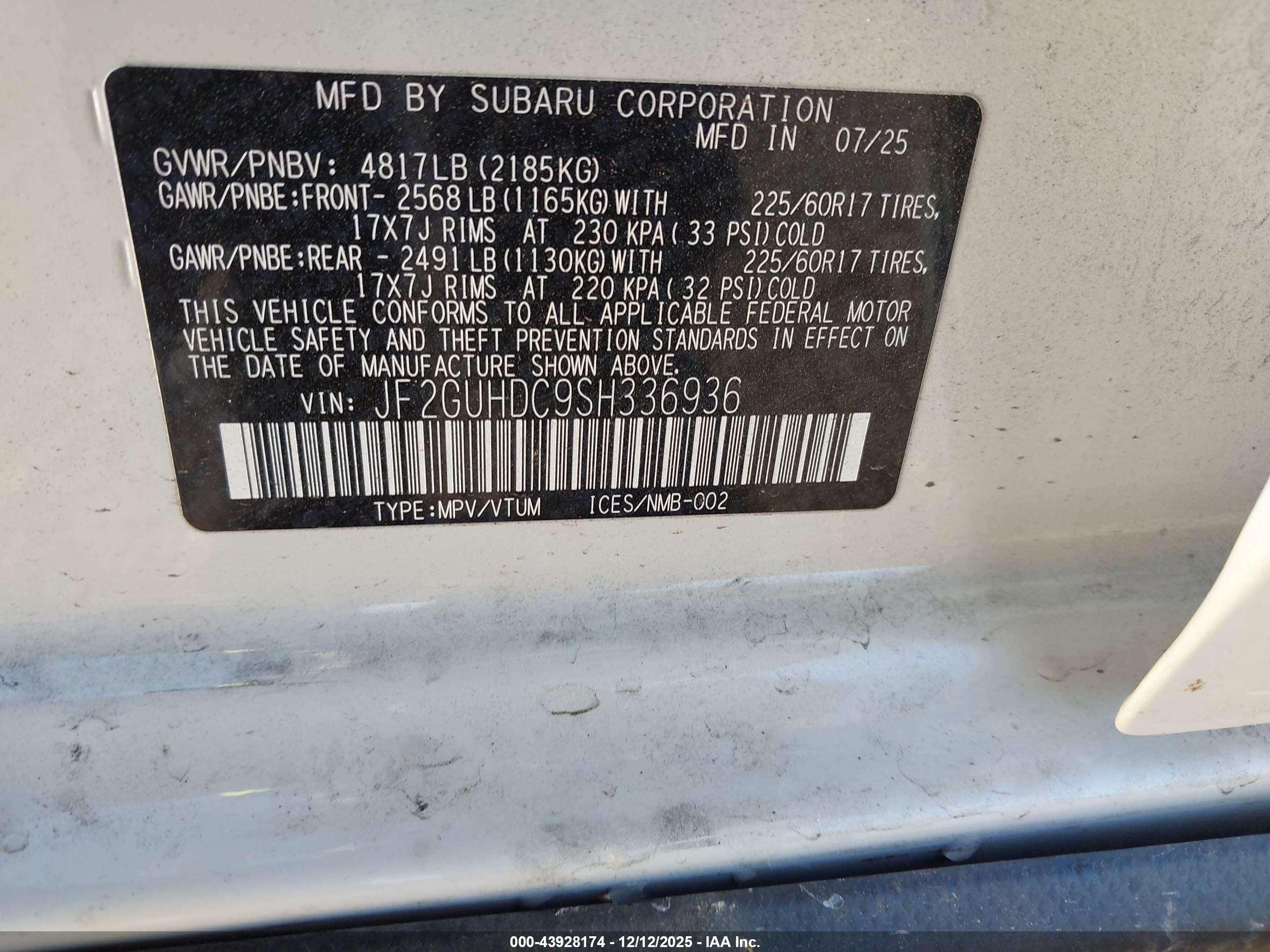 SUBARU CROSSTREK image 9