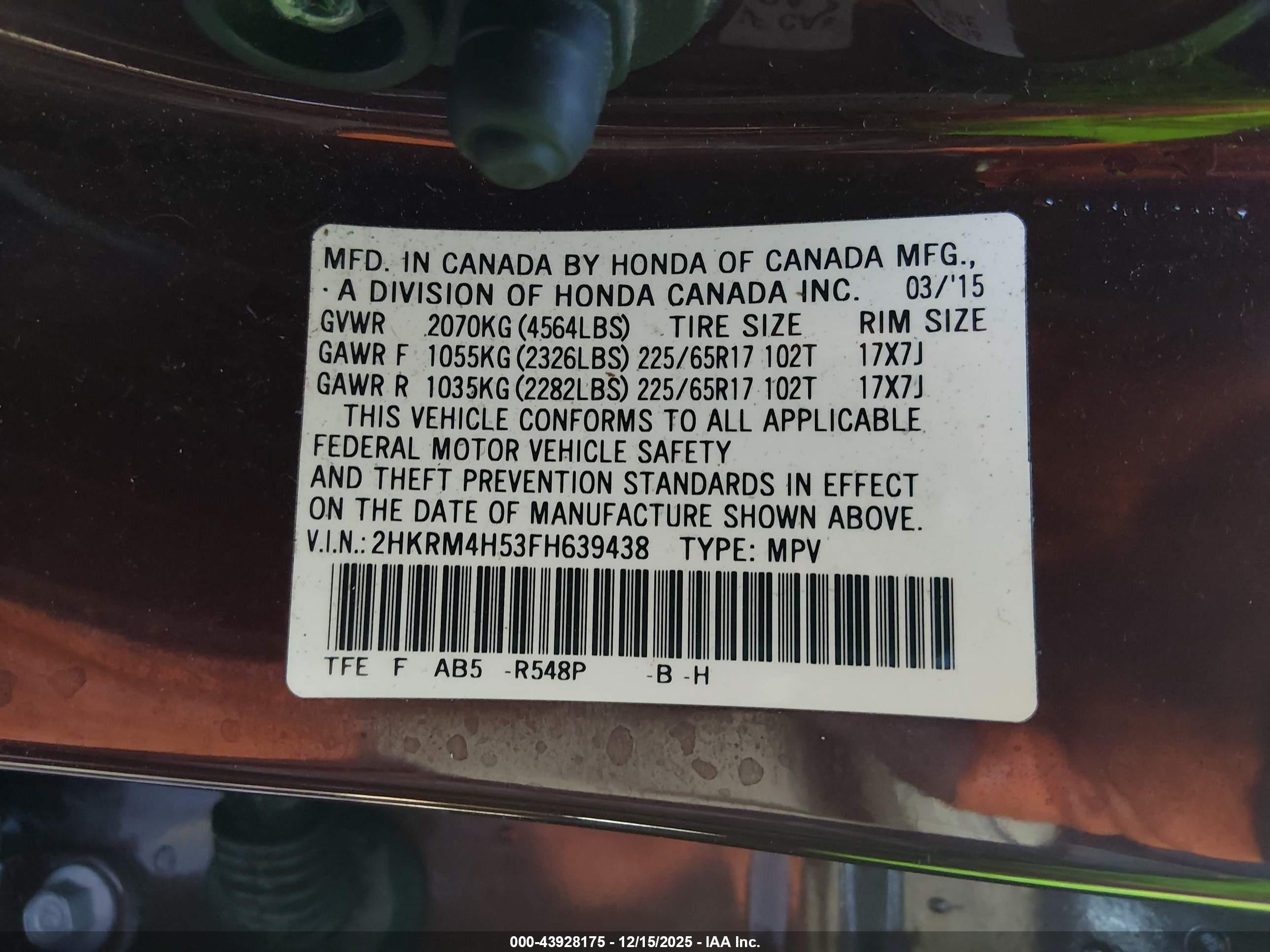 HONDA CR-V image 9