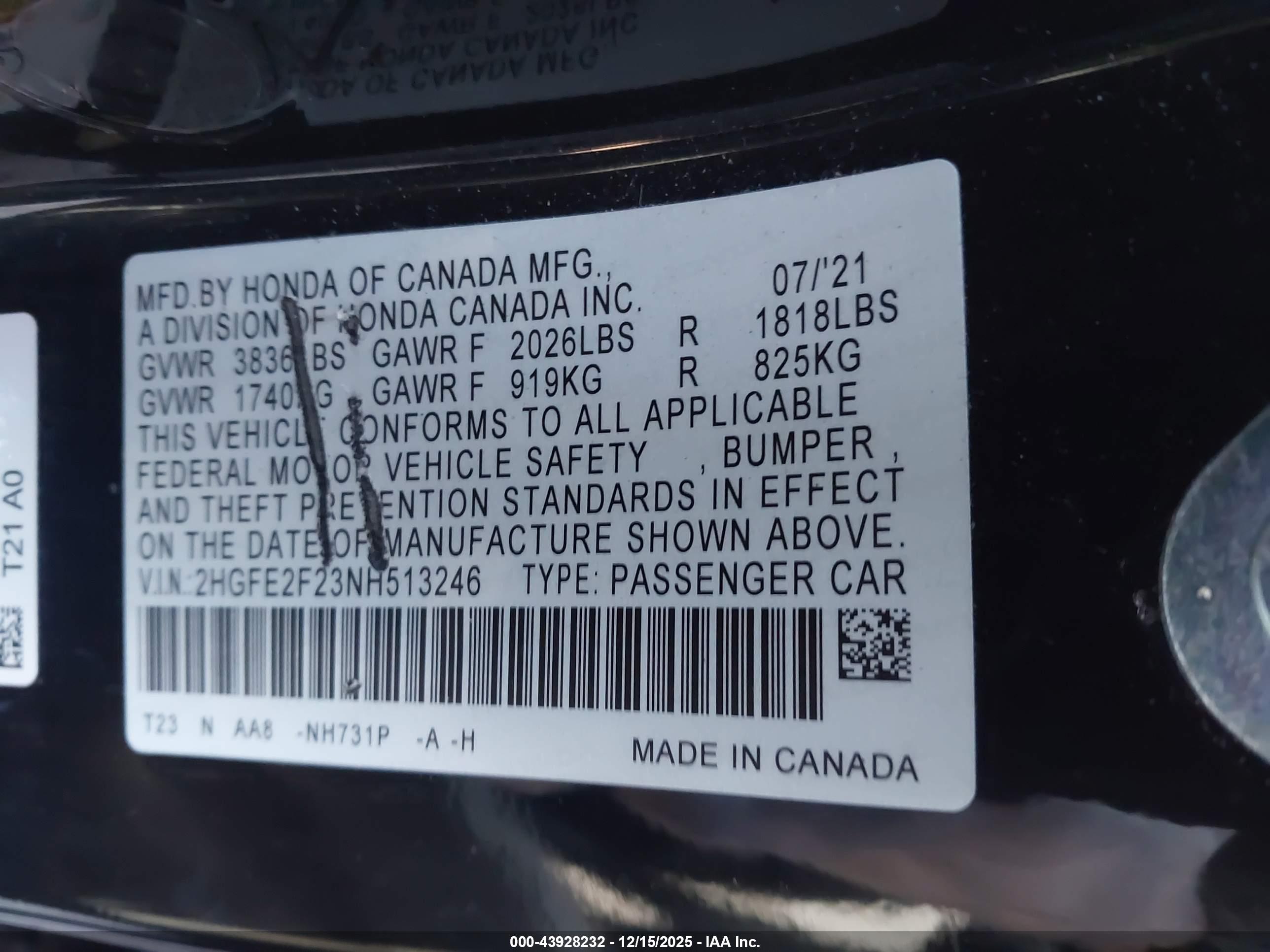 HONDA CIVIC image 9