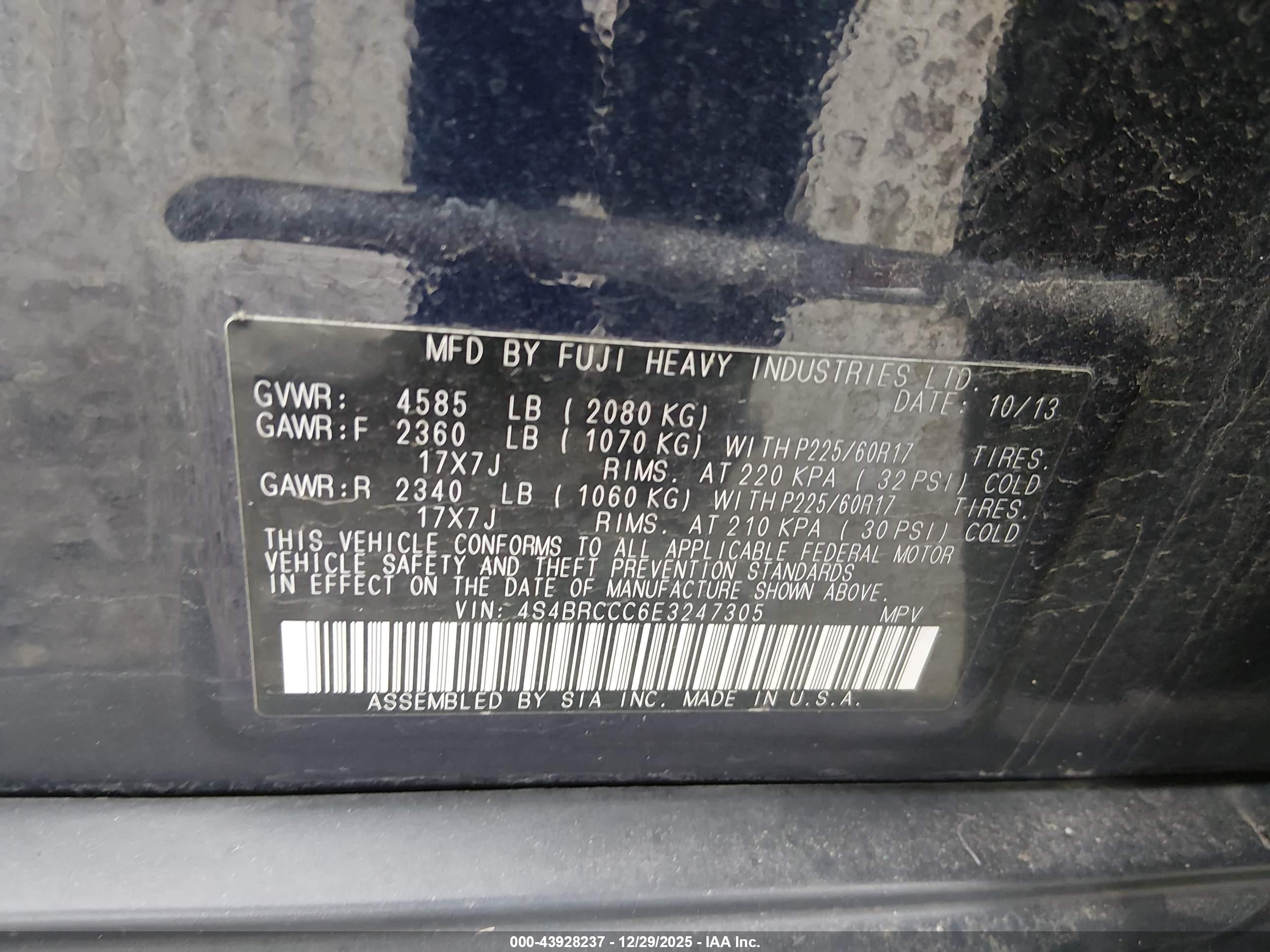 SUBARU OUTBACK image 9