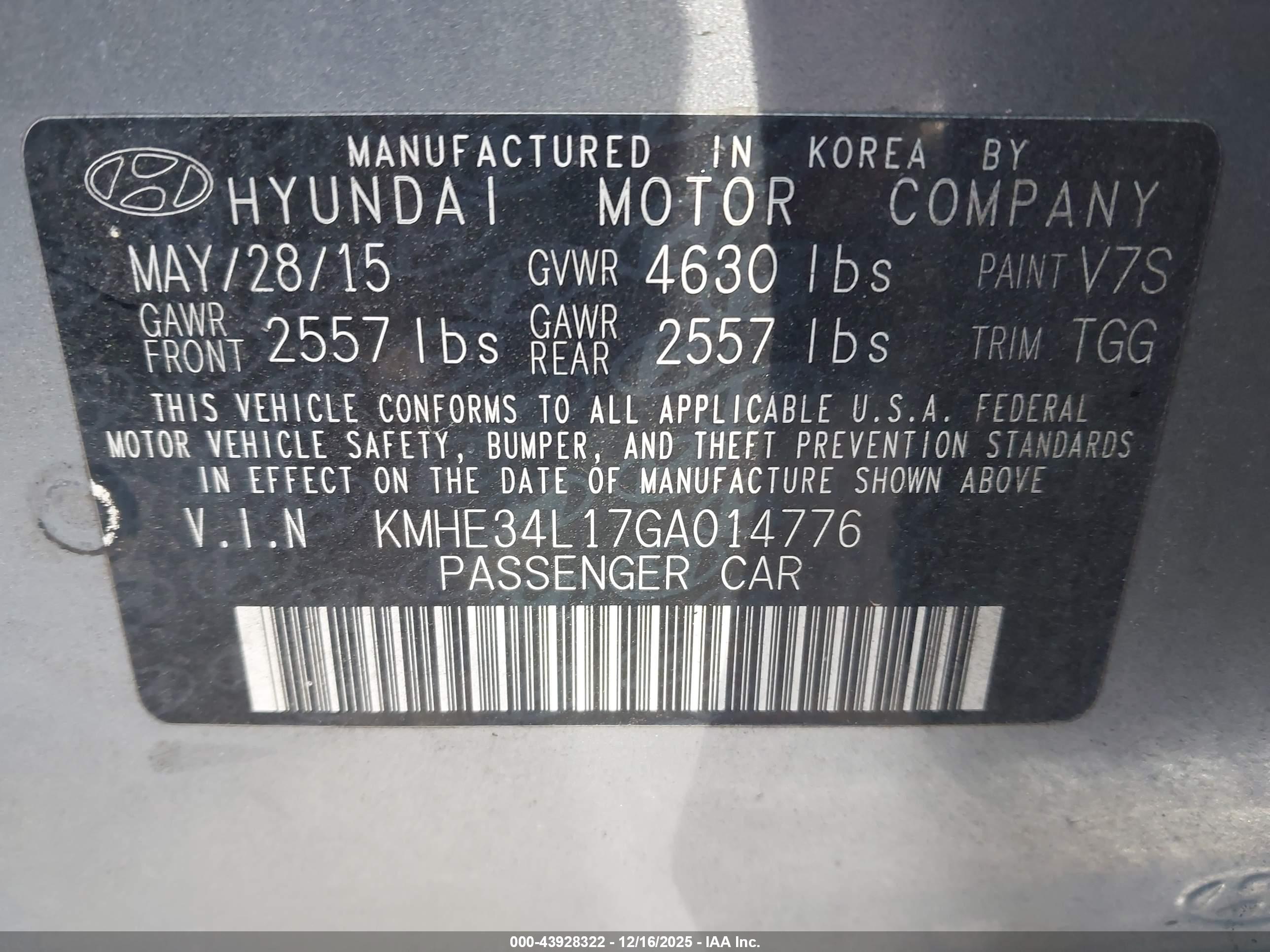 HYUNDAI SONATA image 9