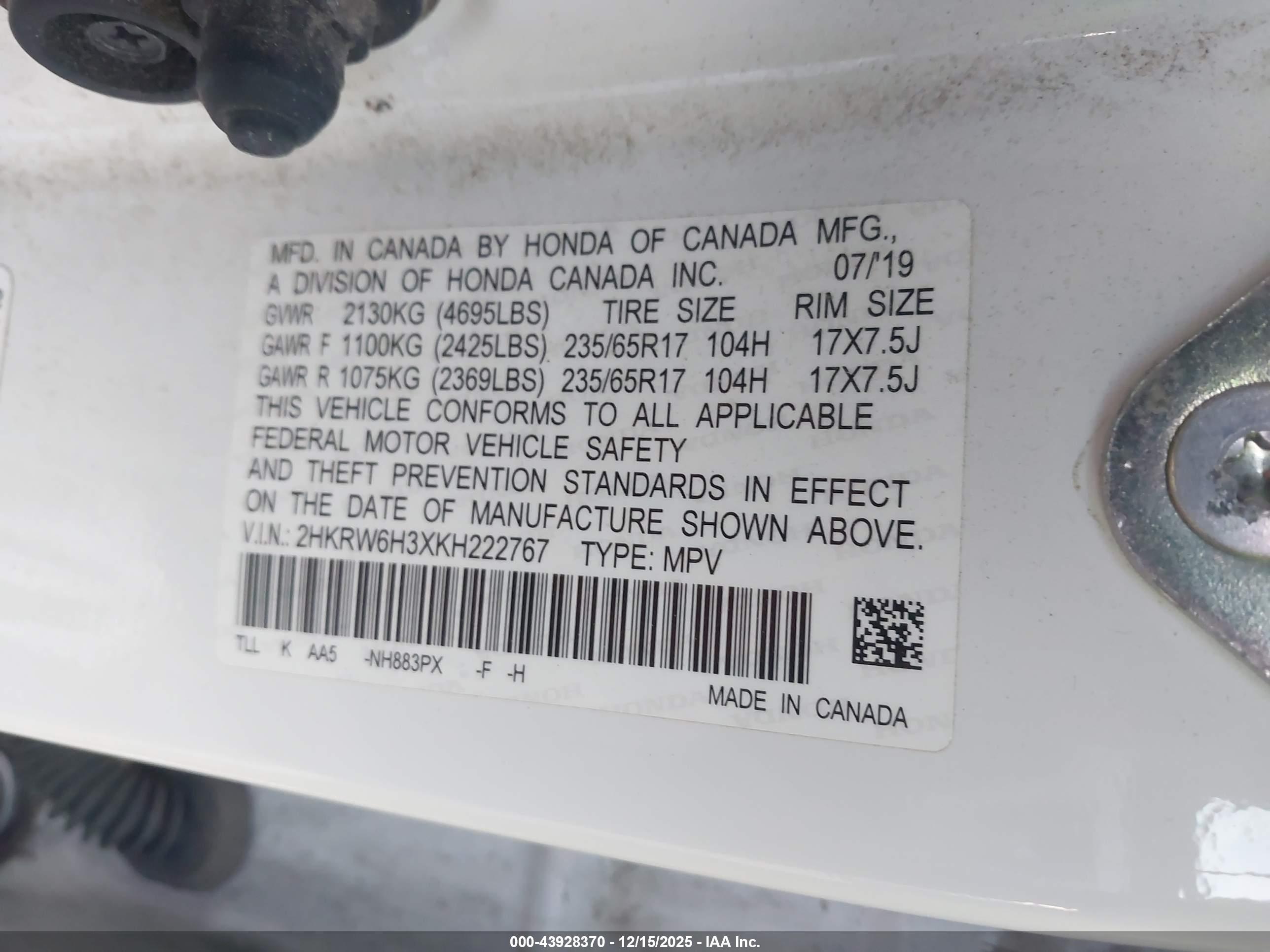 HONDA CR-V image 9