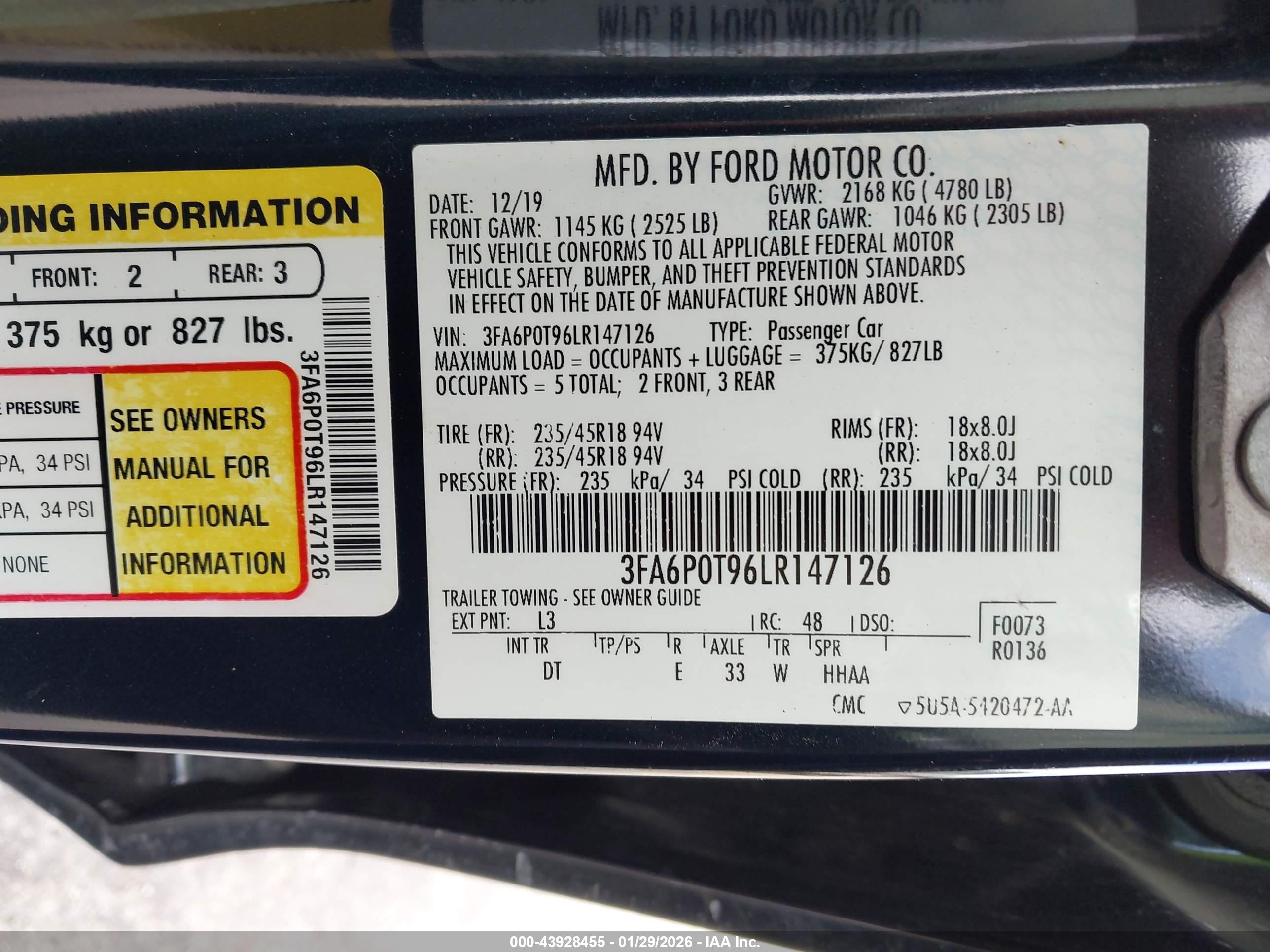 FORD FUSION image 9