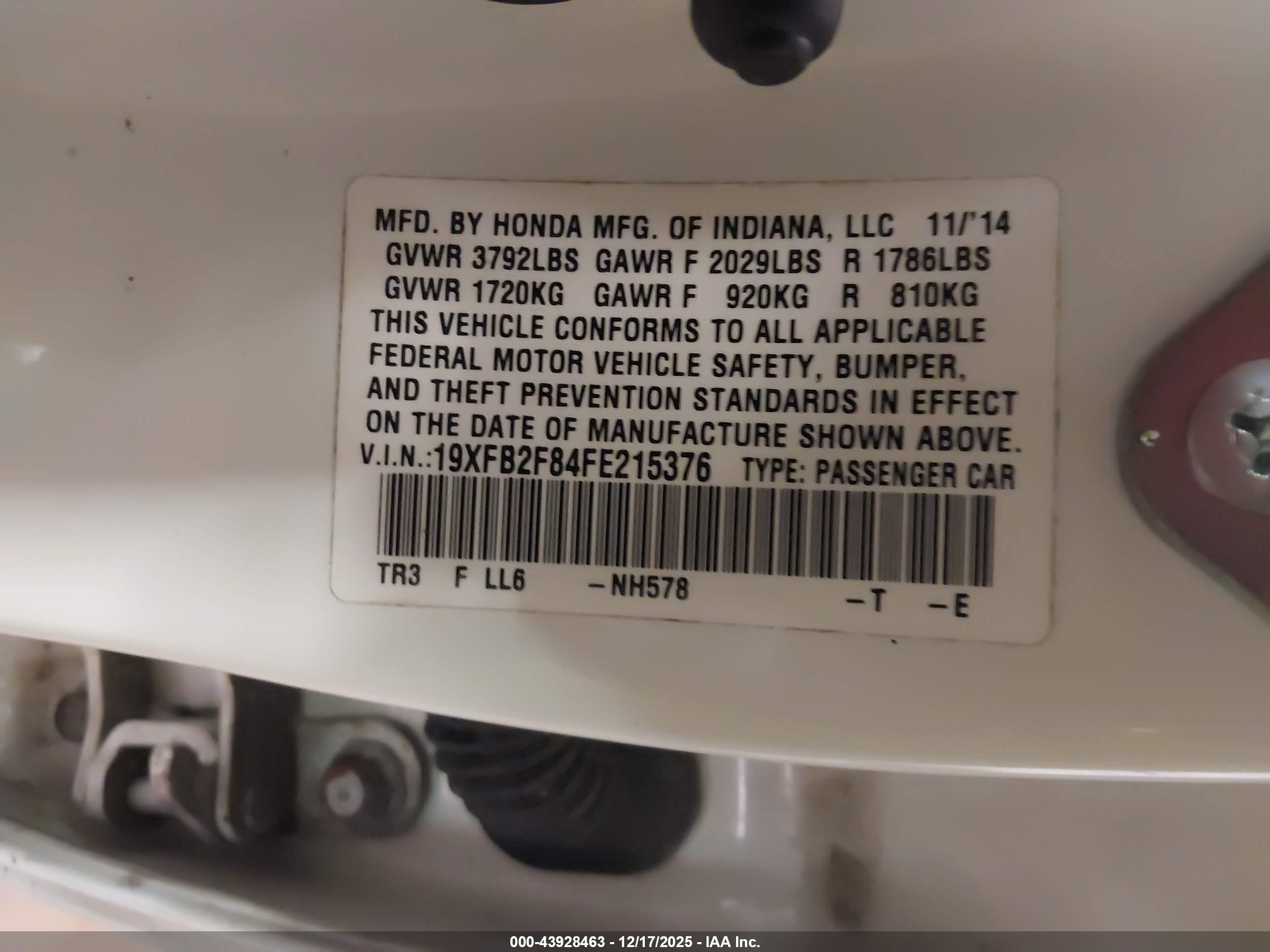 HONDA CIVIC image 9