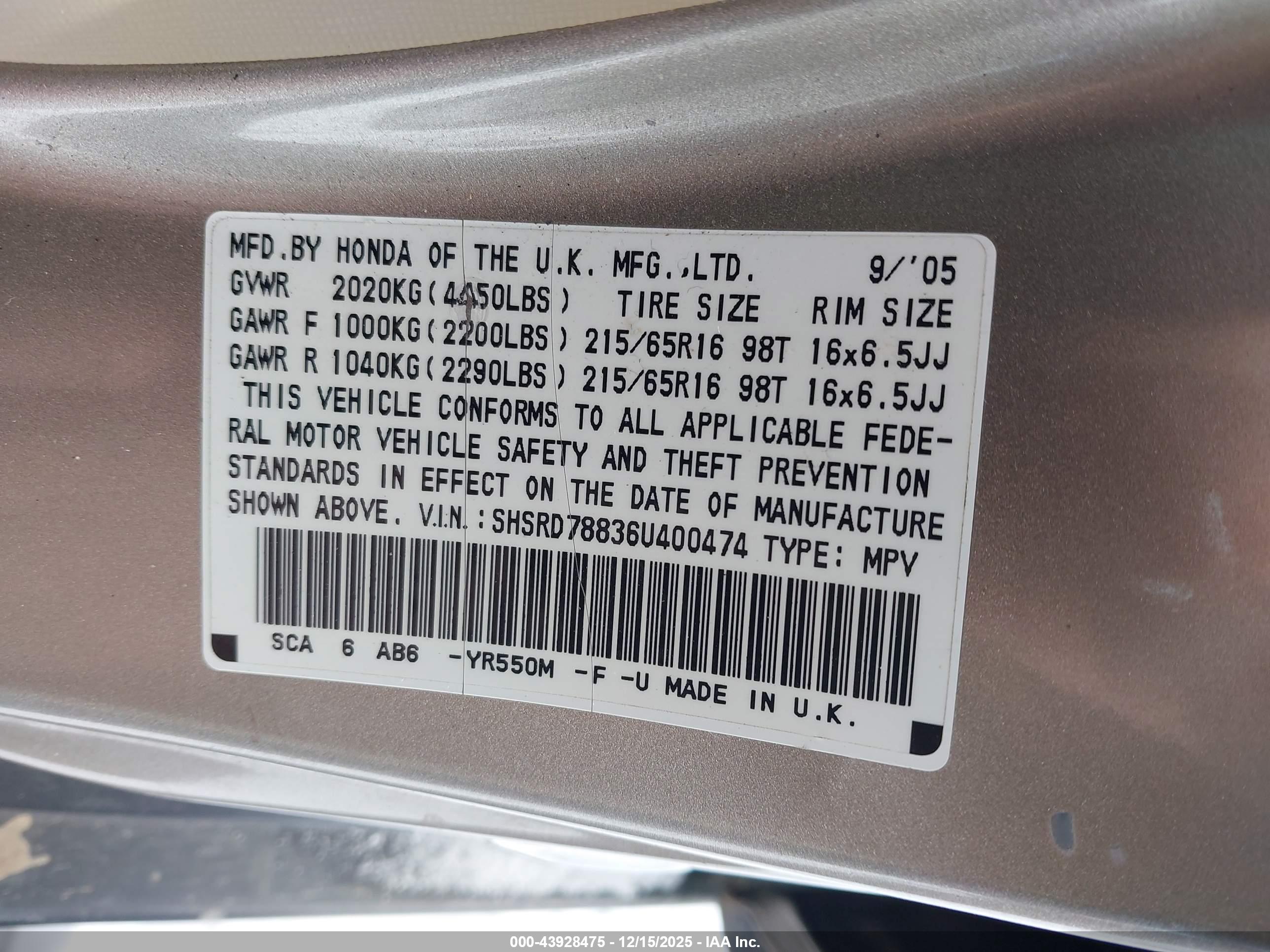 HONDA CR-V image 9