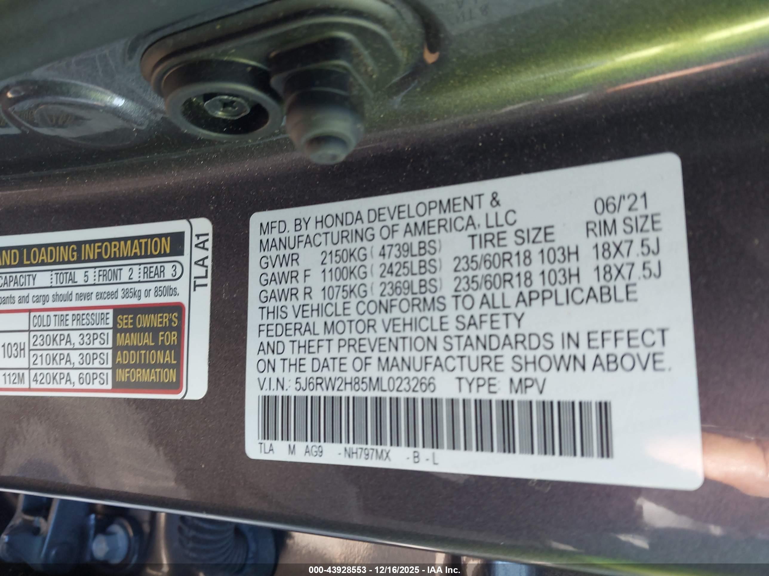 HONDA CR-V image 9