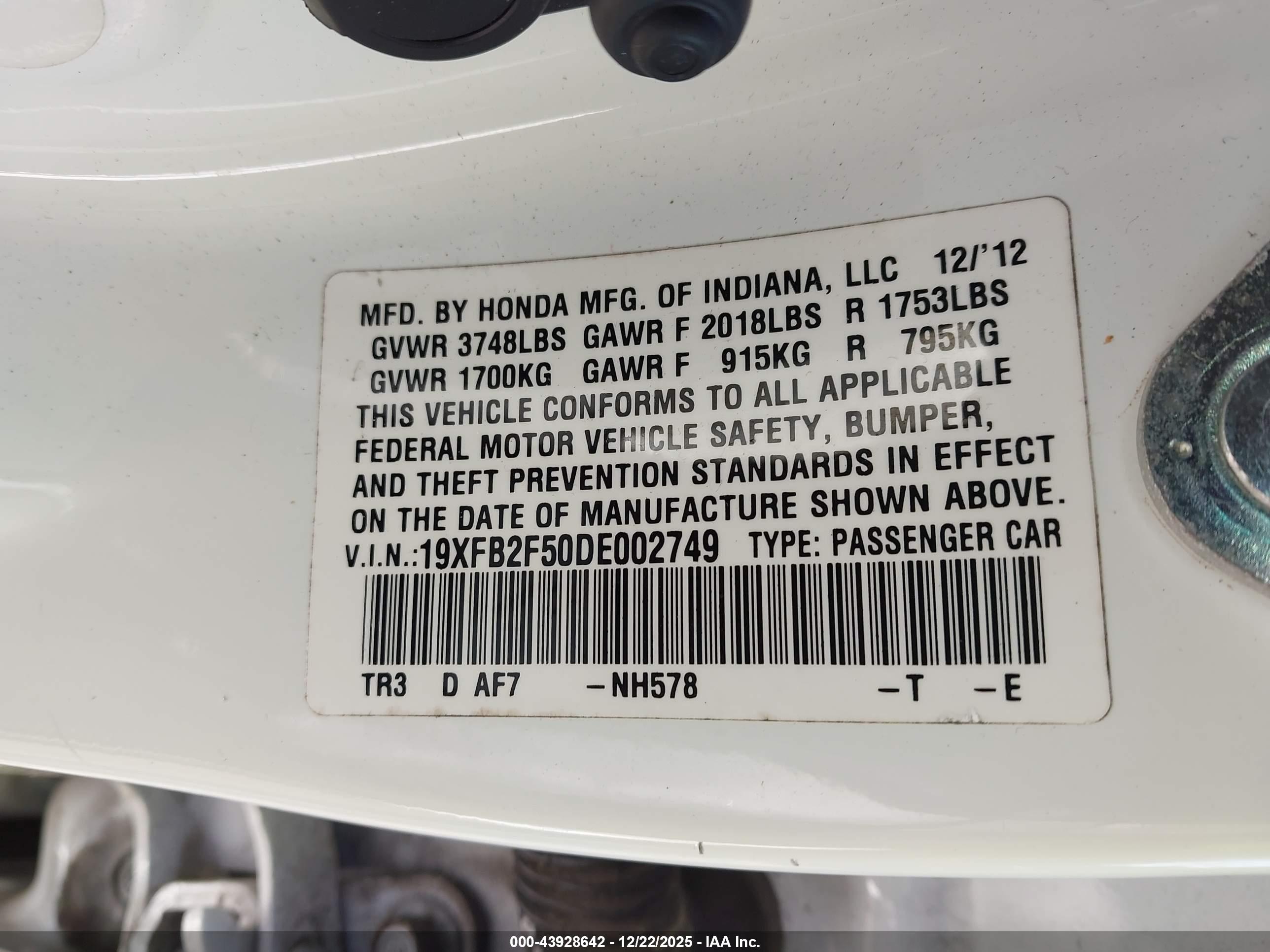 HONDA CIVIC image 9