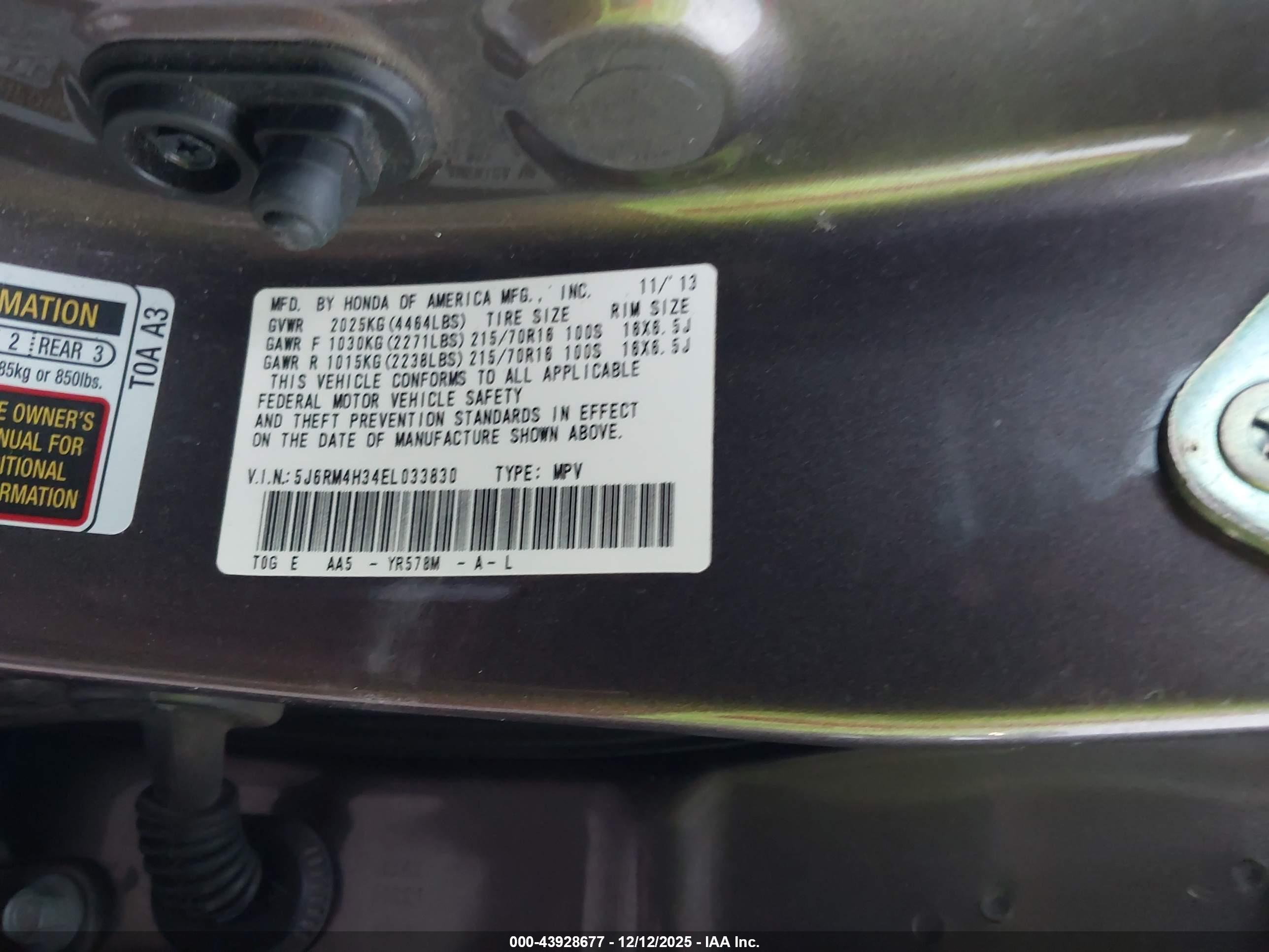 HONDA CR-V image 9