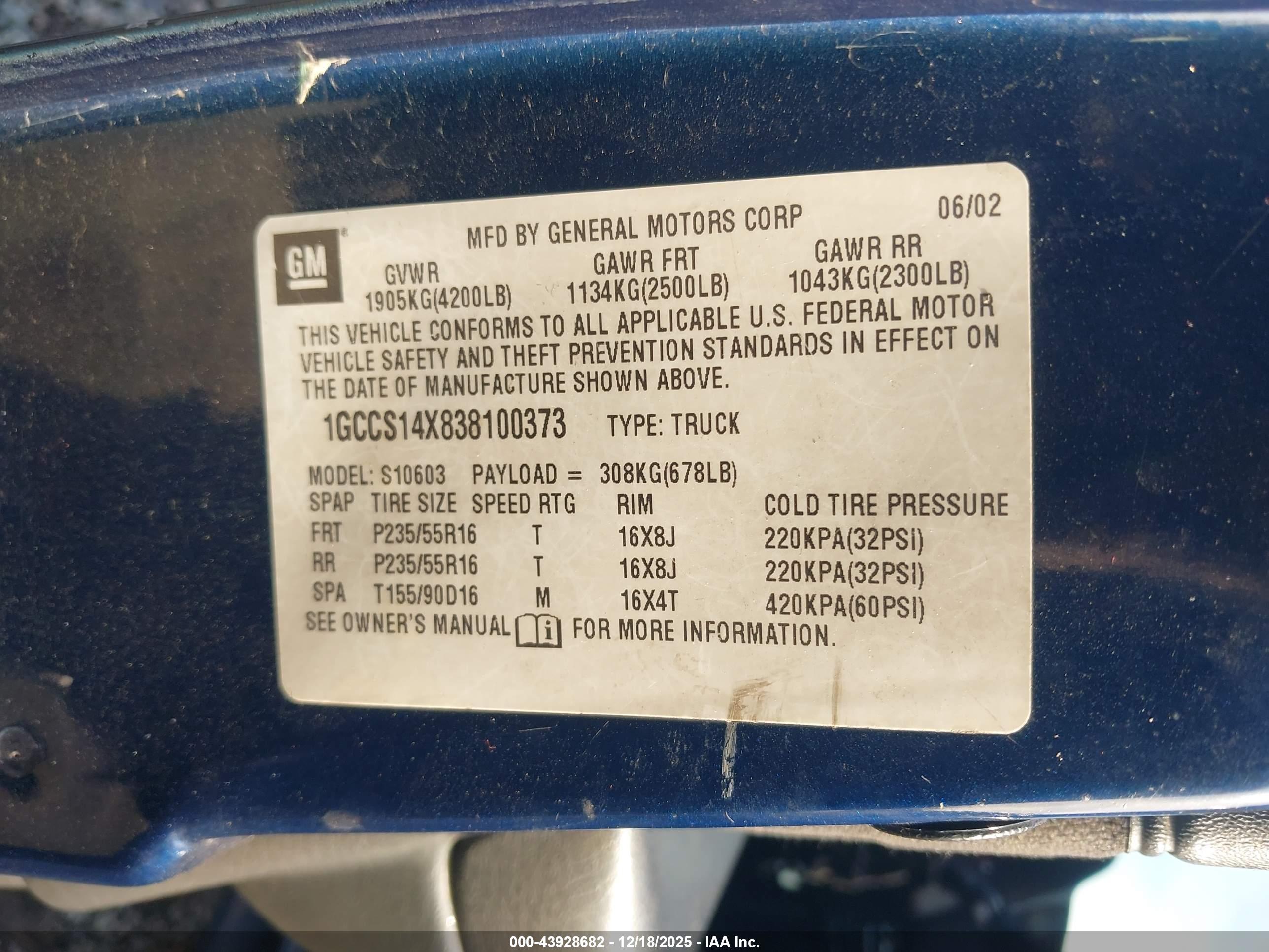 CHEVROLET S-10 image 9
