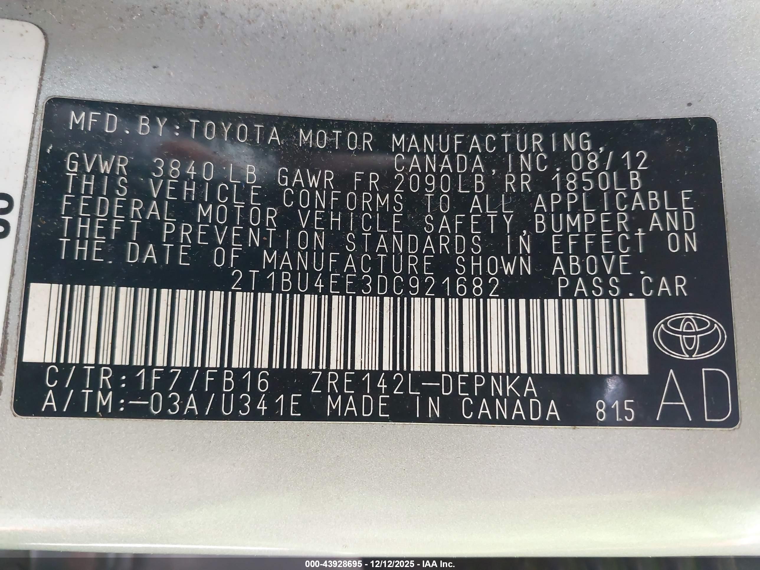 TOYOTA COROLLA image 9