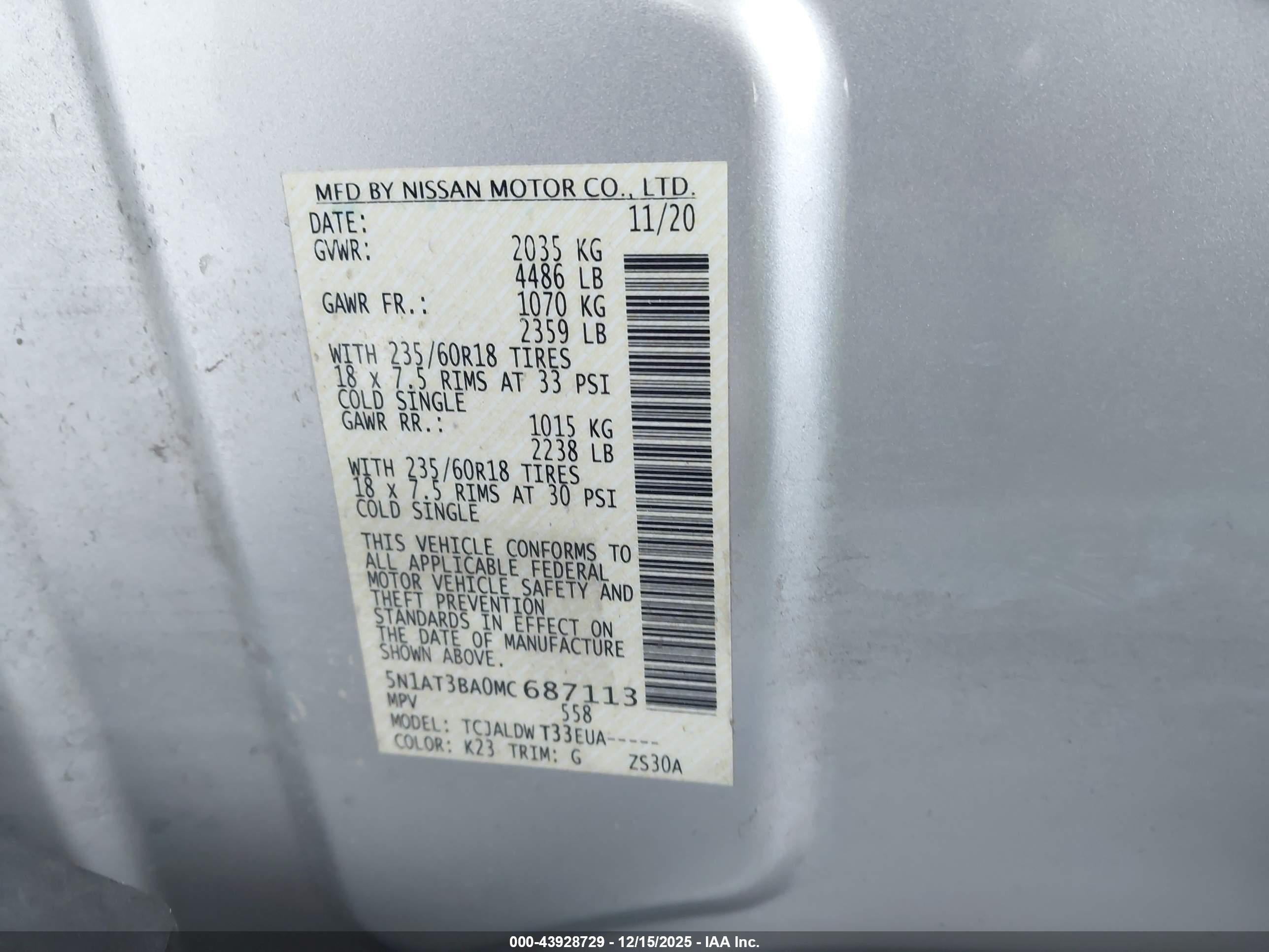 NISSAN ROGUE image 9