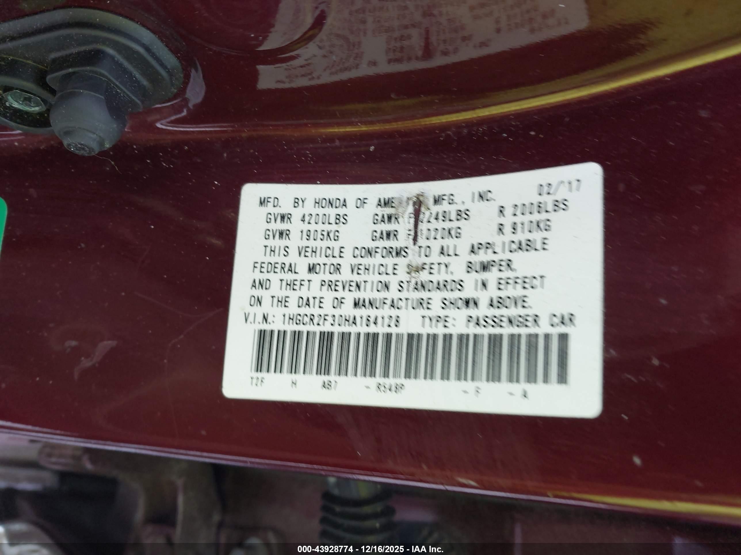HONDA ACCORD image 9