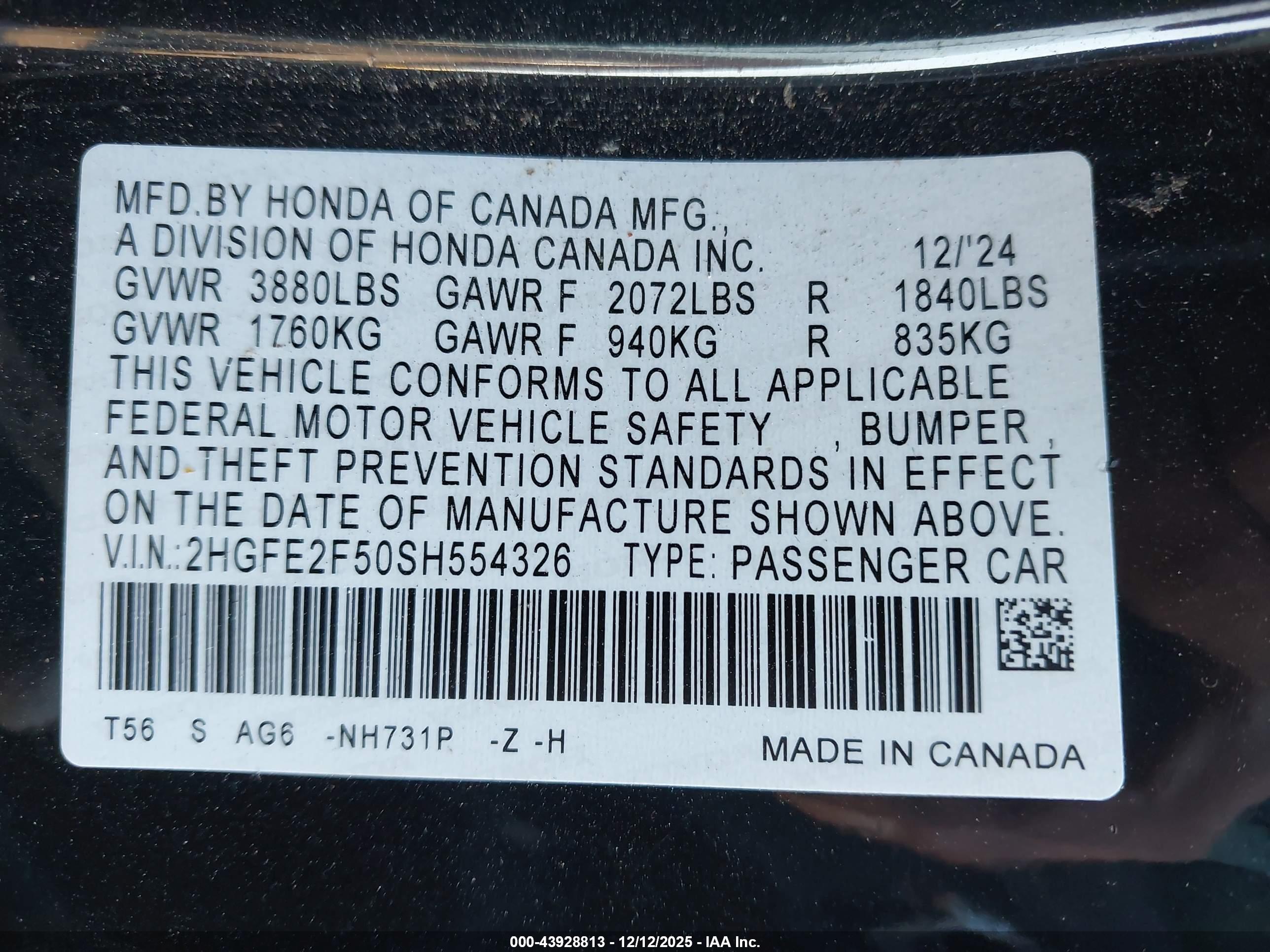 HONDA CIVIC image 9