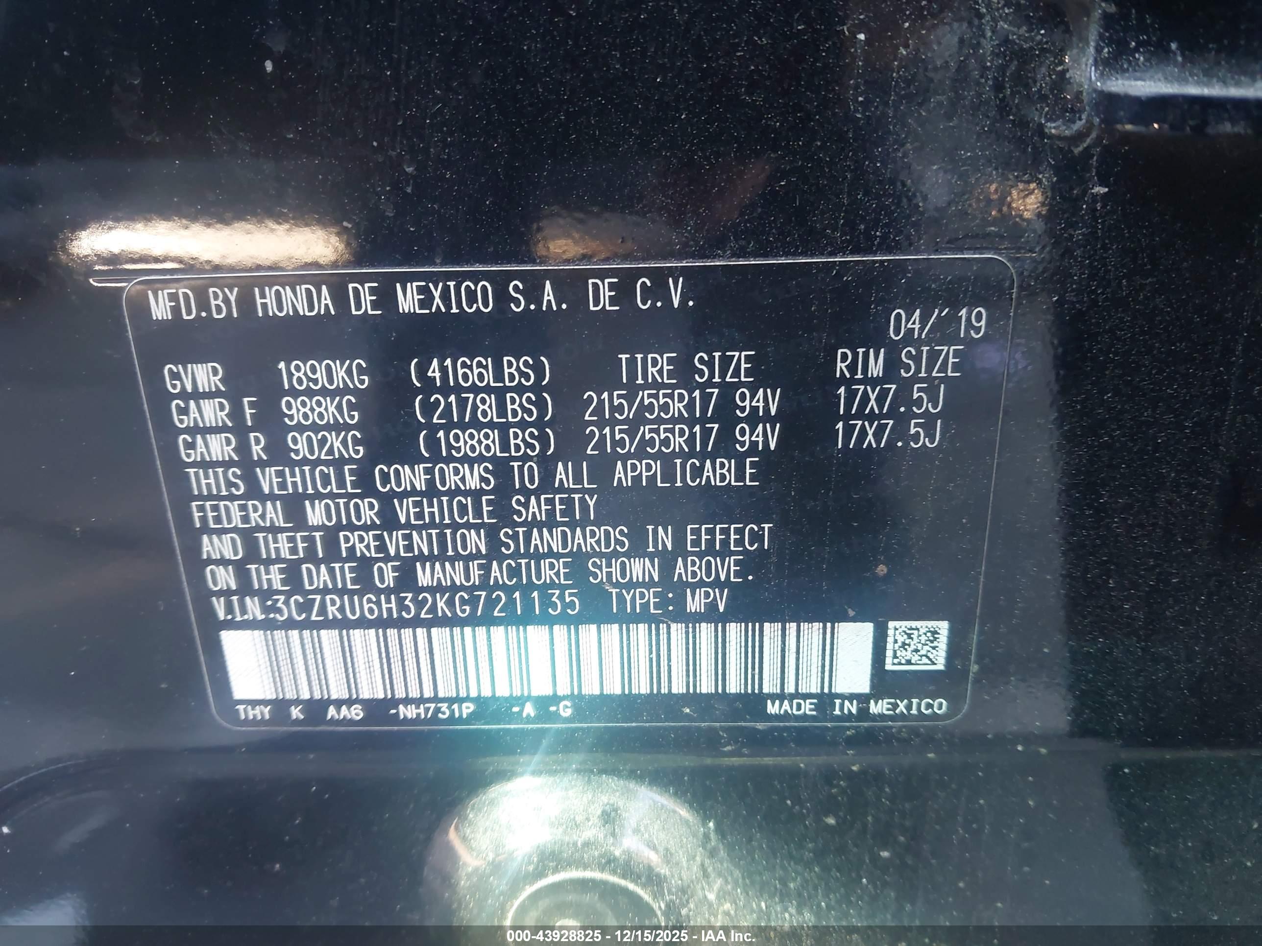 HONDA HR-V image 9