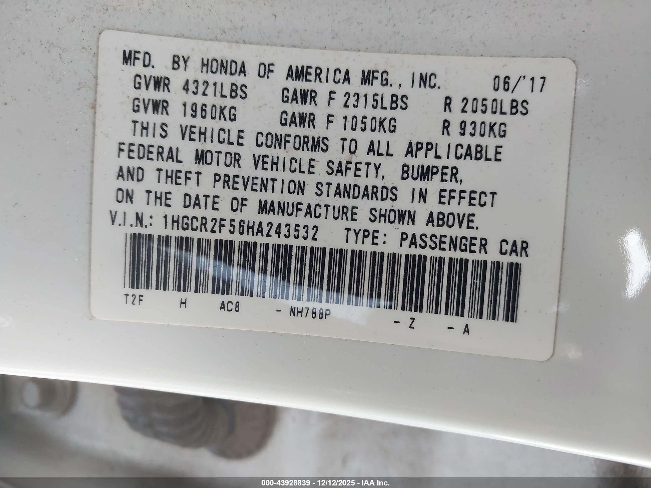 HONDA ACCORD image 9