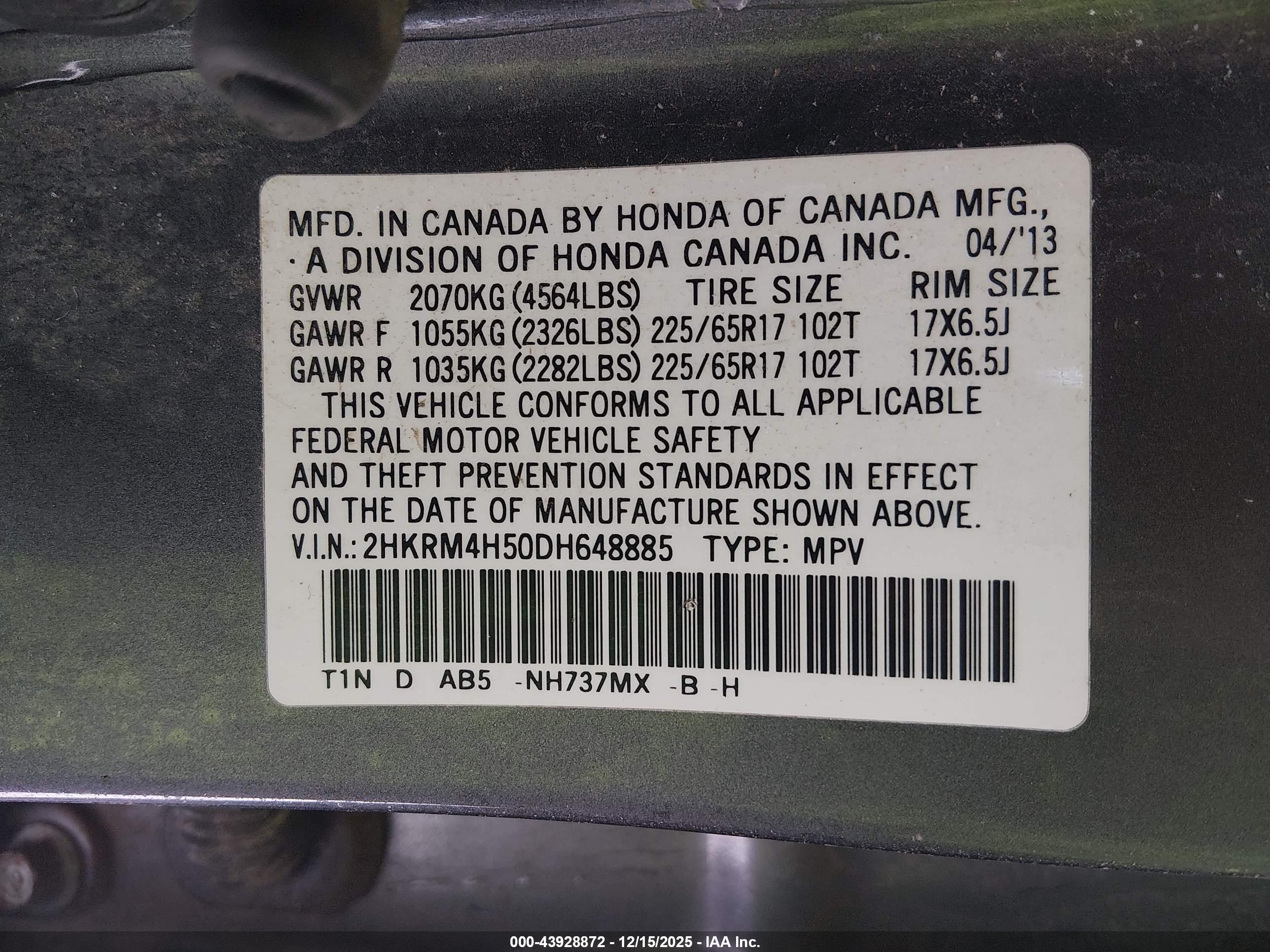 HONDA CR-V image 9