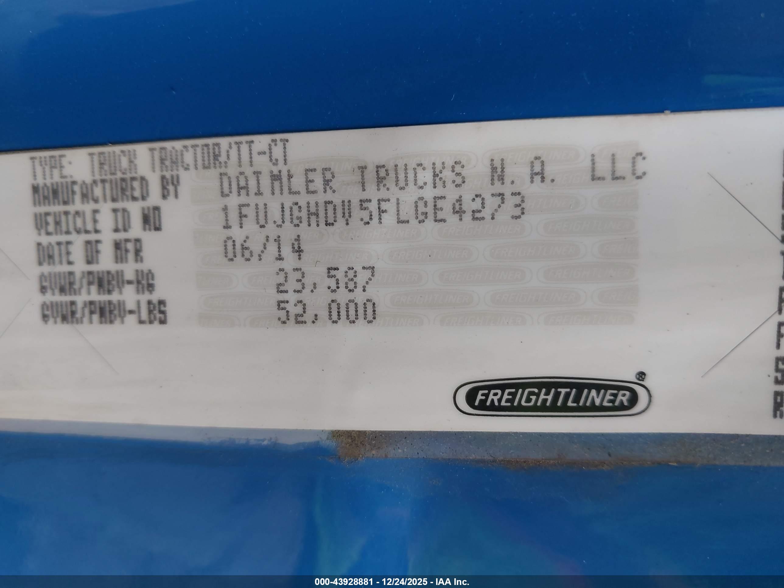 FREIGHTLINER CASCADIA image 9