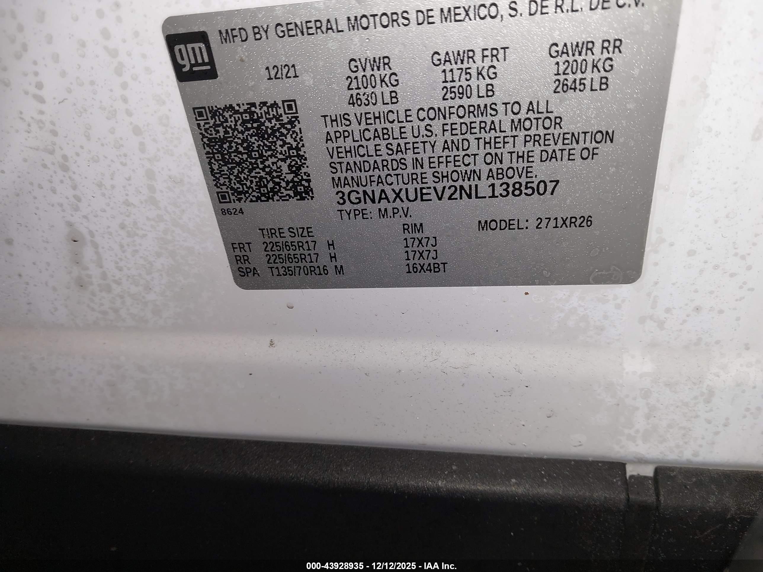 CHEVROLET EQUINOX image 9