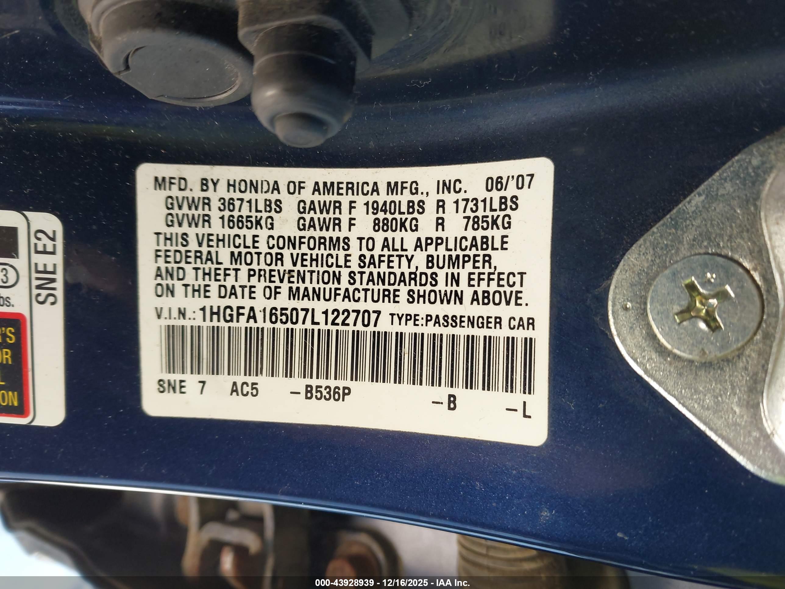 HONDA CIVIC image 9