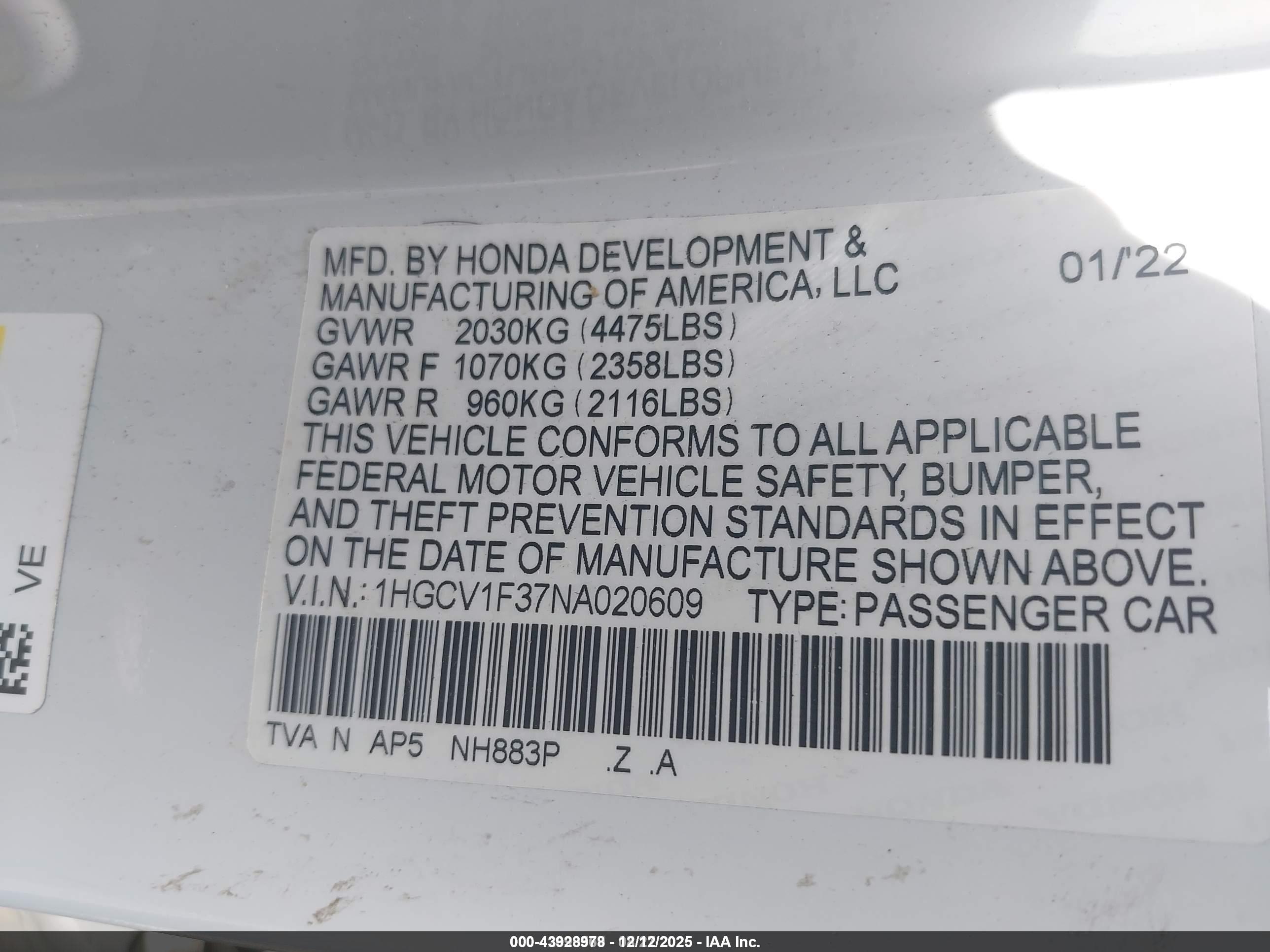 HONDA ACCORD image 9