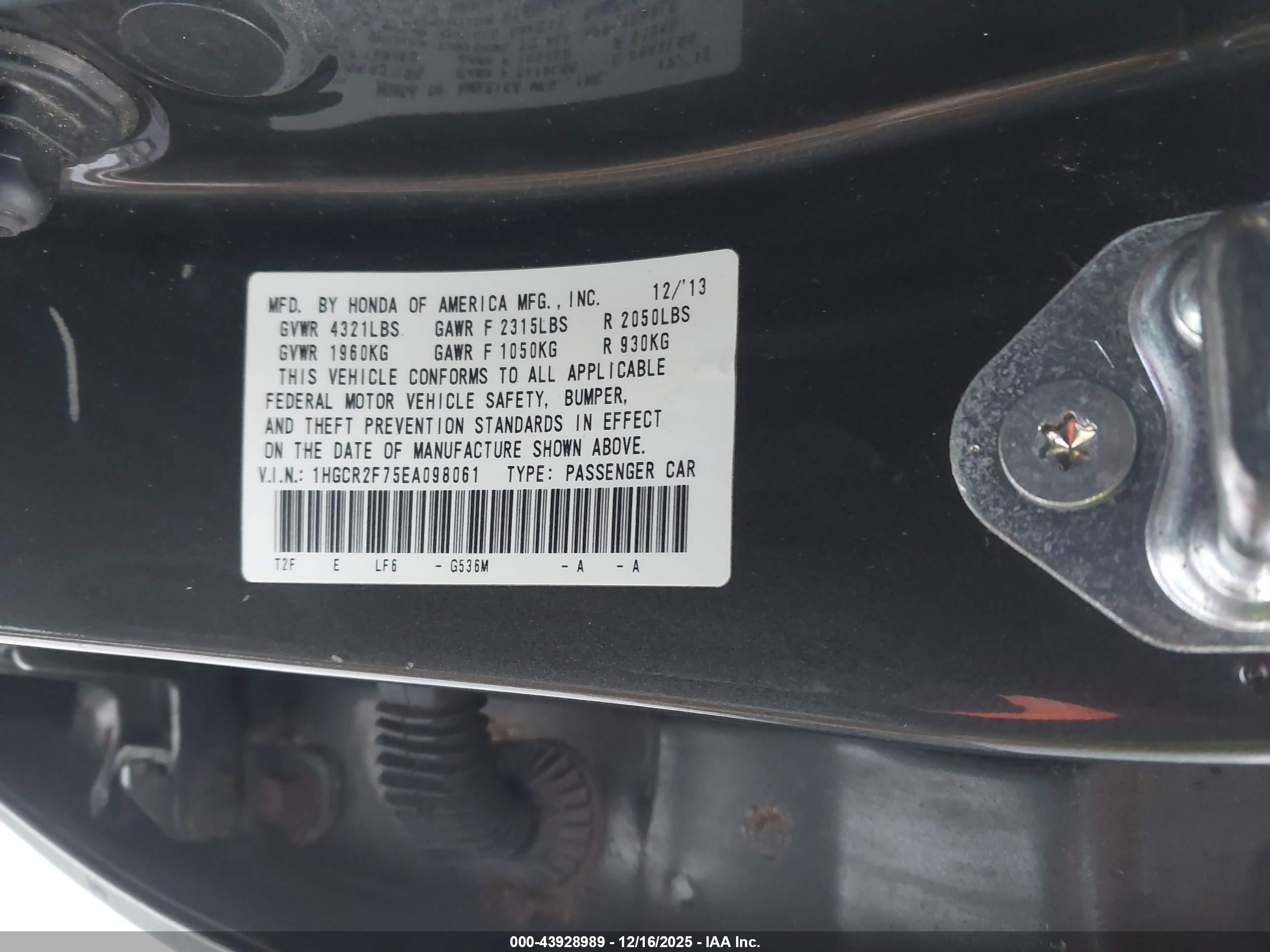 HONDA ACCORD image 9