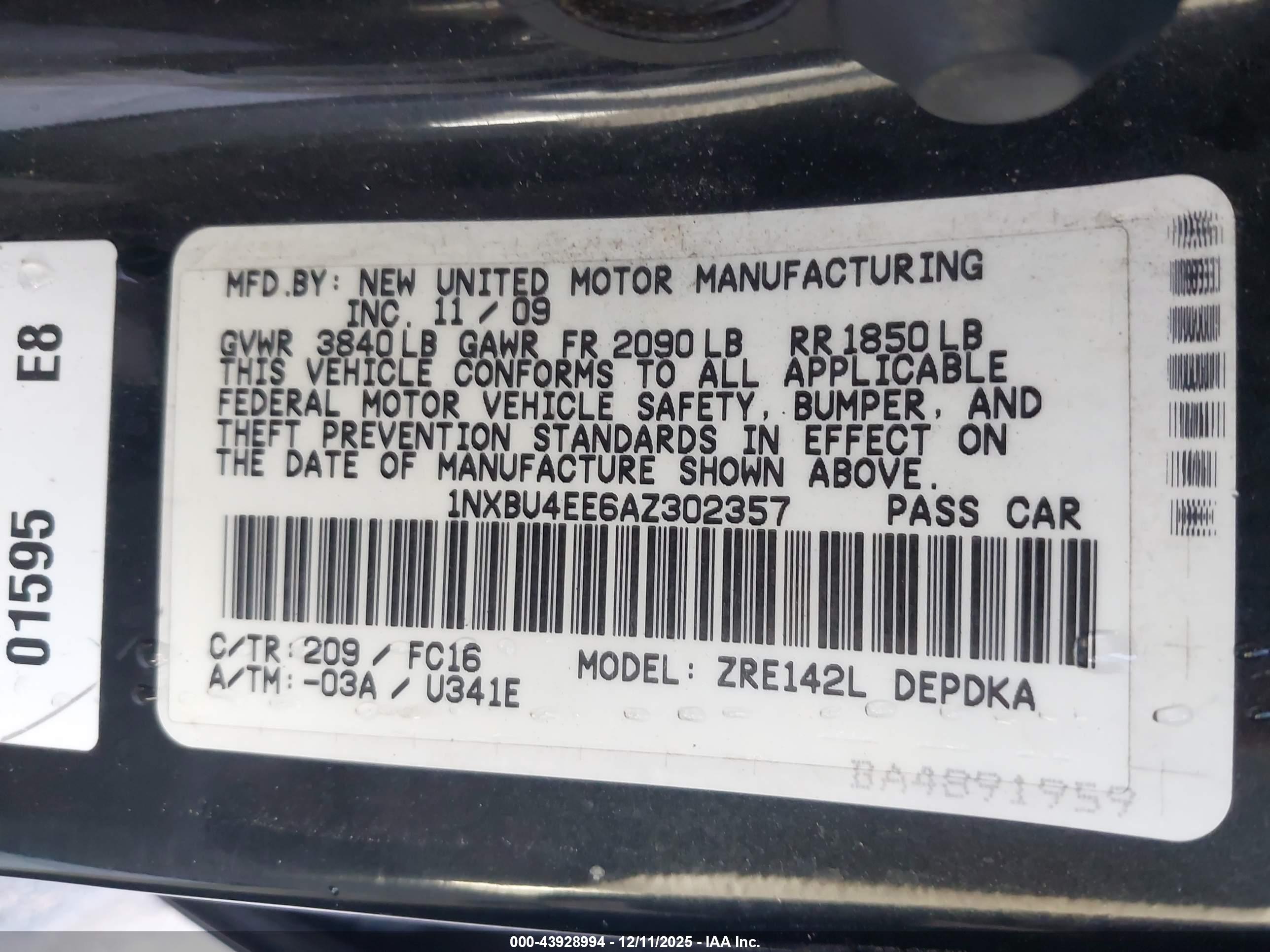 TOYOTA COROLLA image 9
