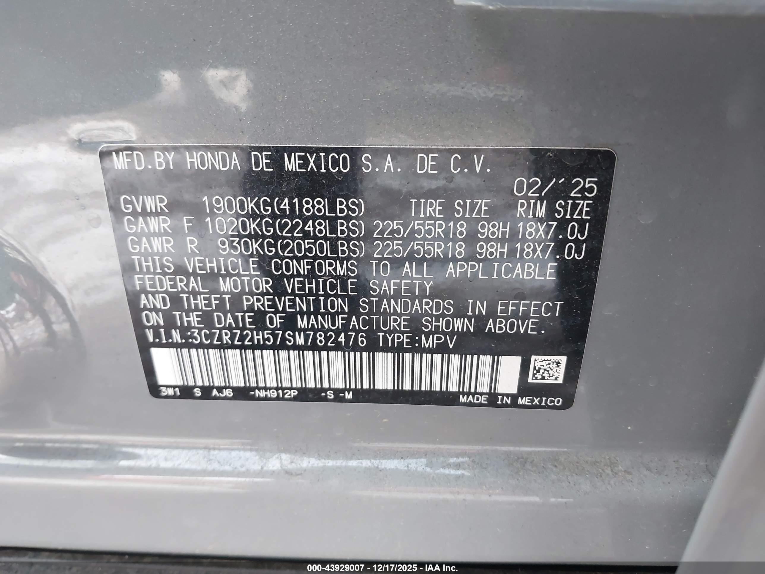 HONDA HR-V image 9