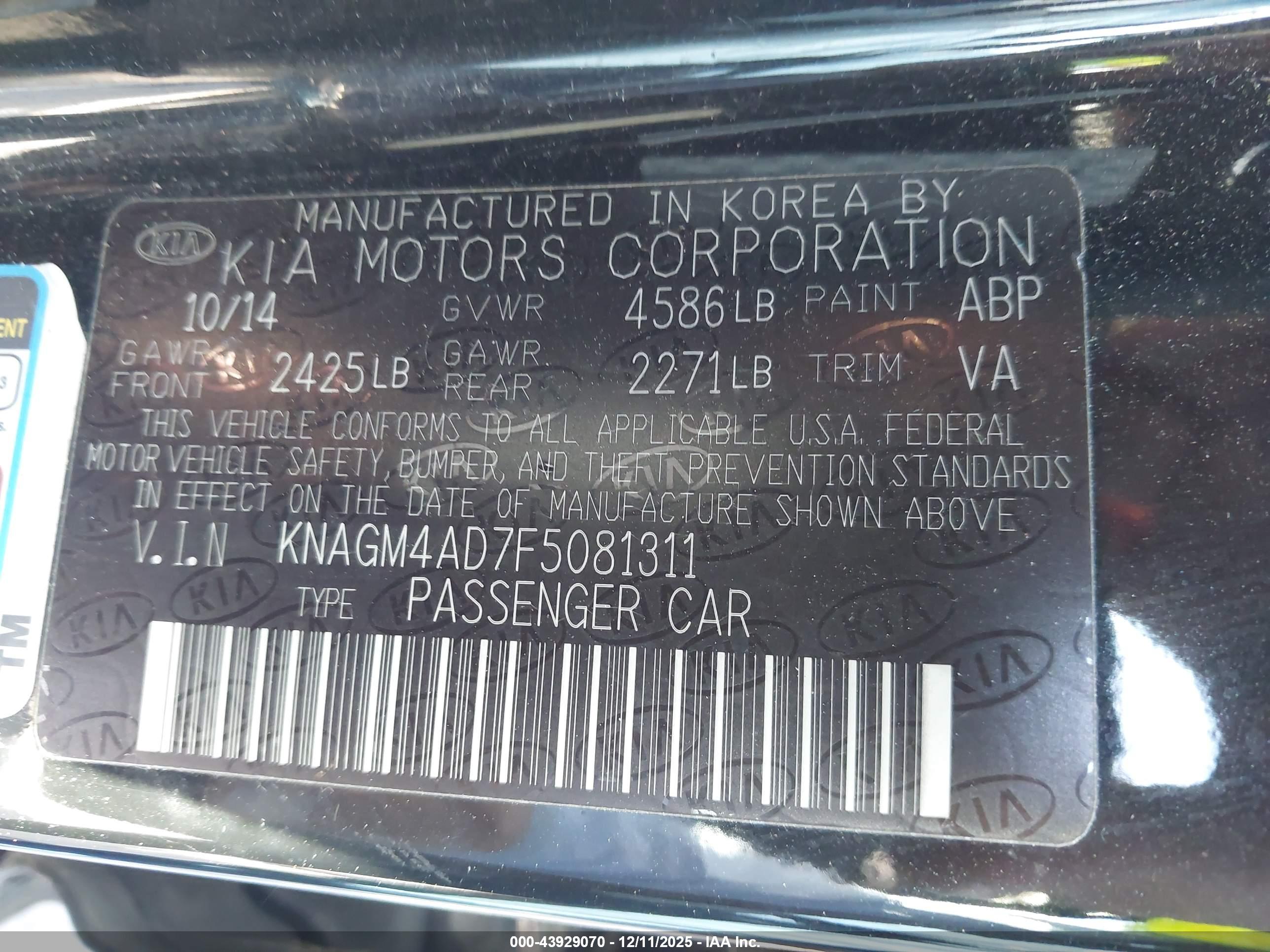 KIA OPTIMA image 9