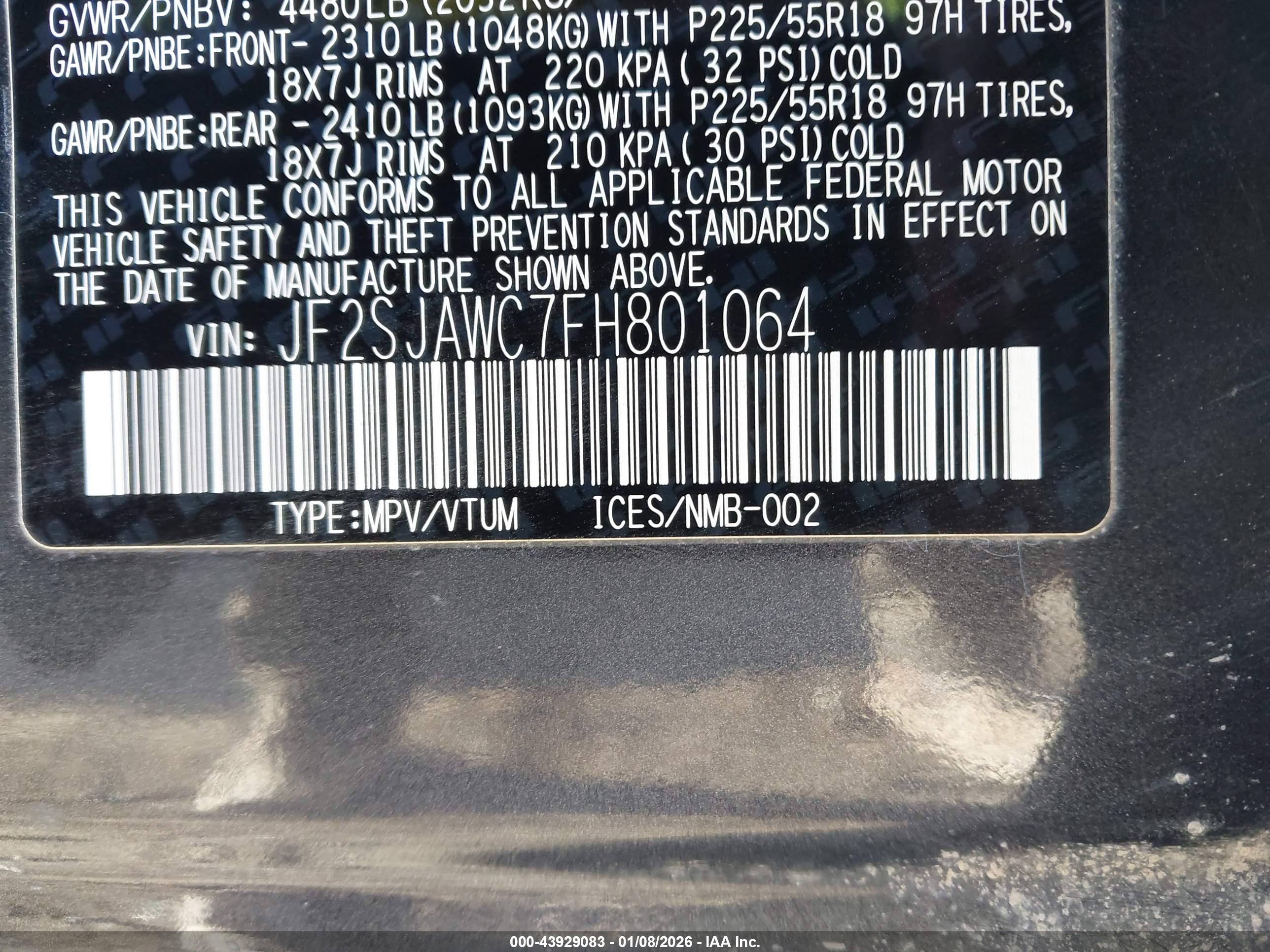 SUBARU FORESTER image 9