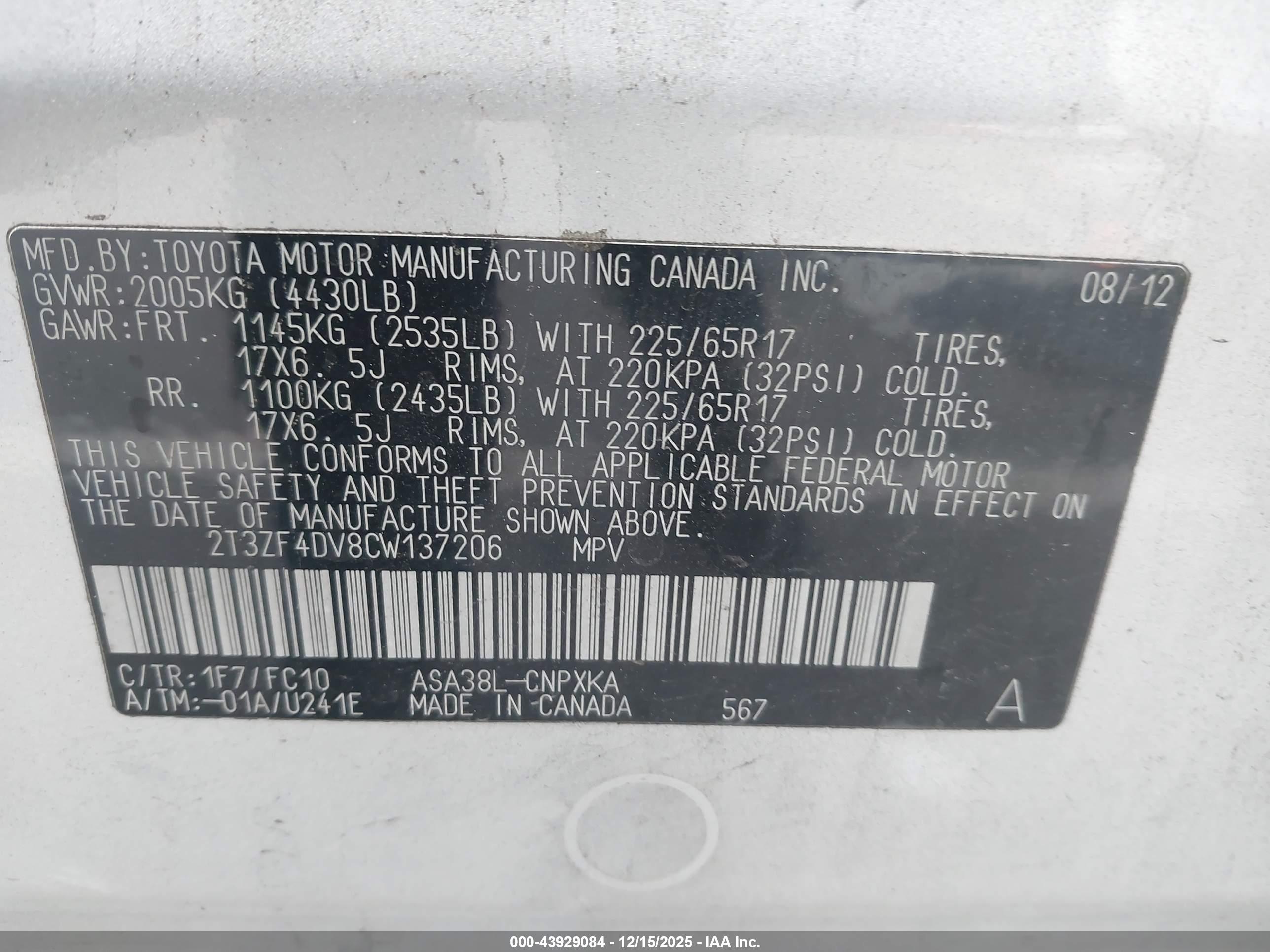 TOYOTA RAV4 image 9
