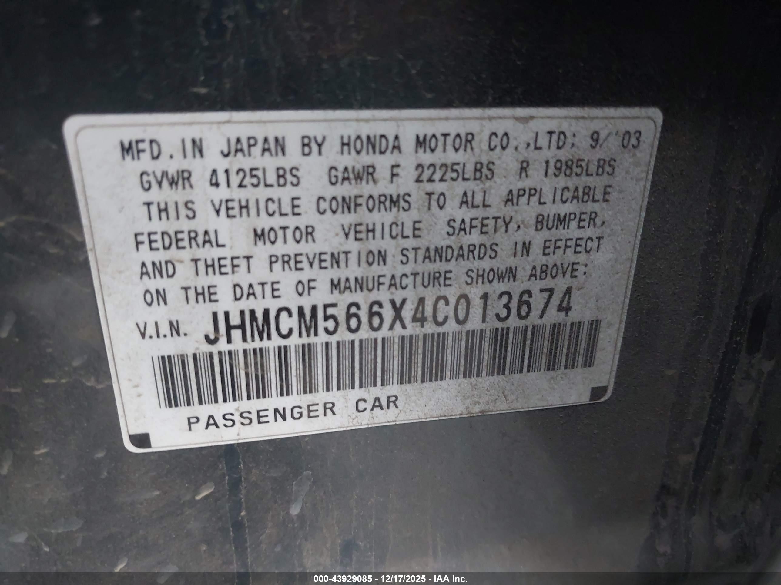 HONDA ACCORD image 9