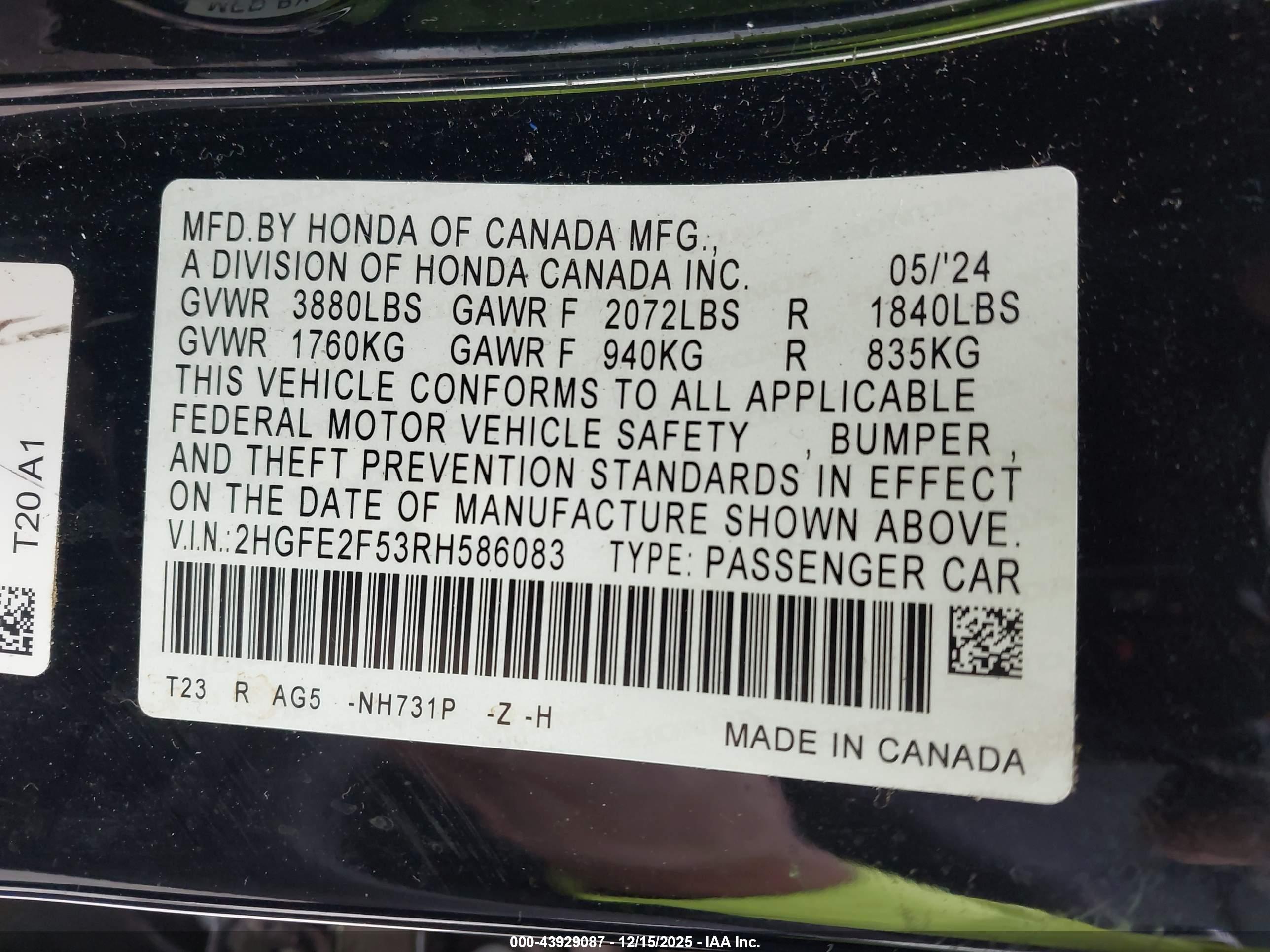 HONDA CIVIC image 9
