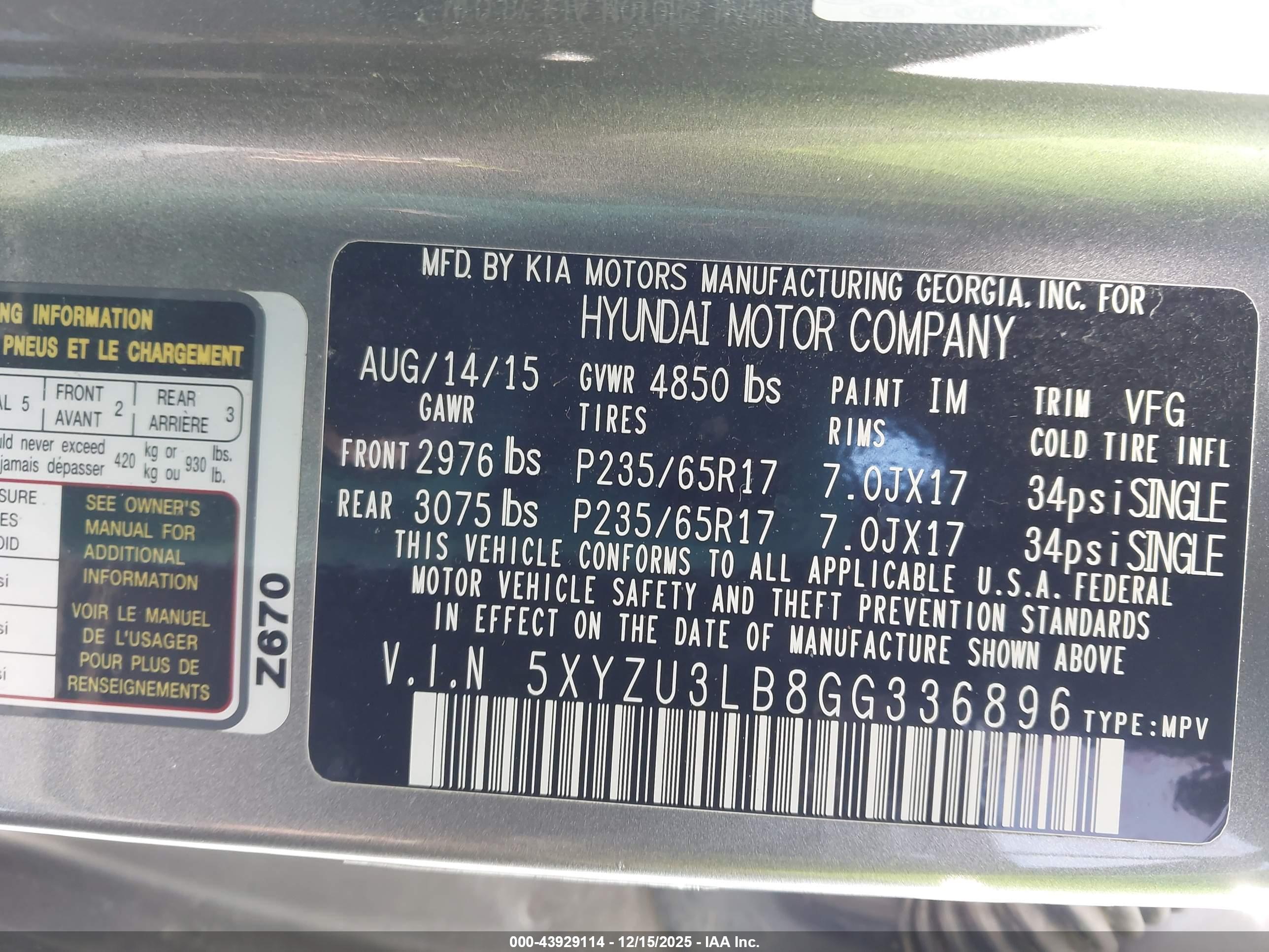HYUNDAI SANTA image 9