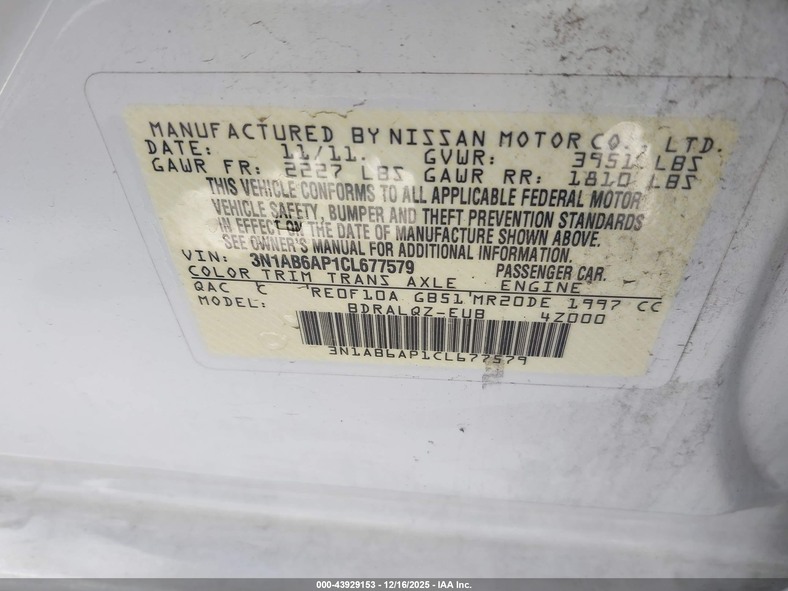NISSAN SENTRA image 9