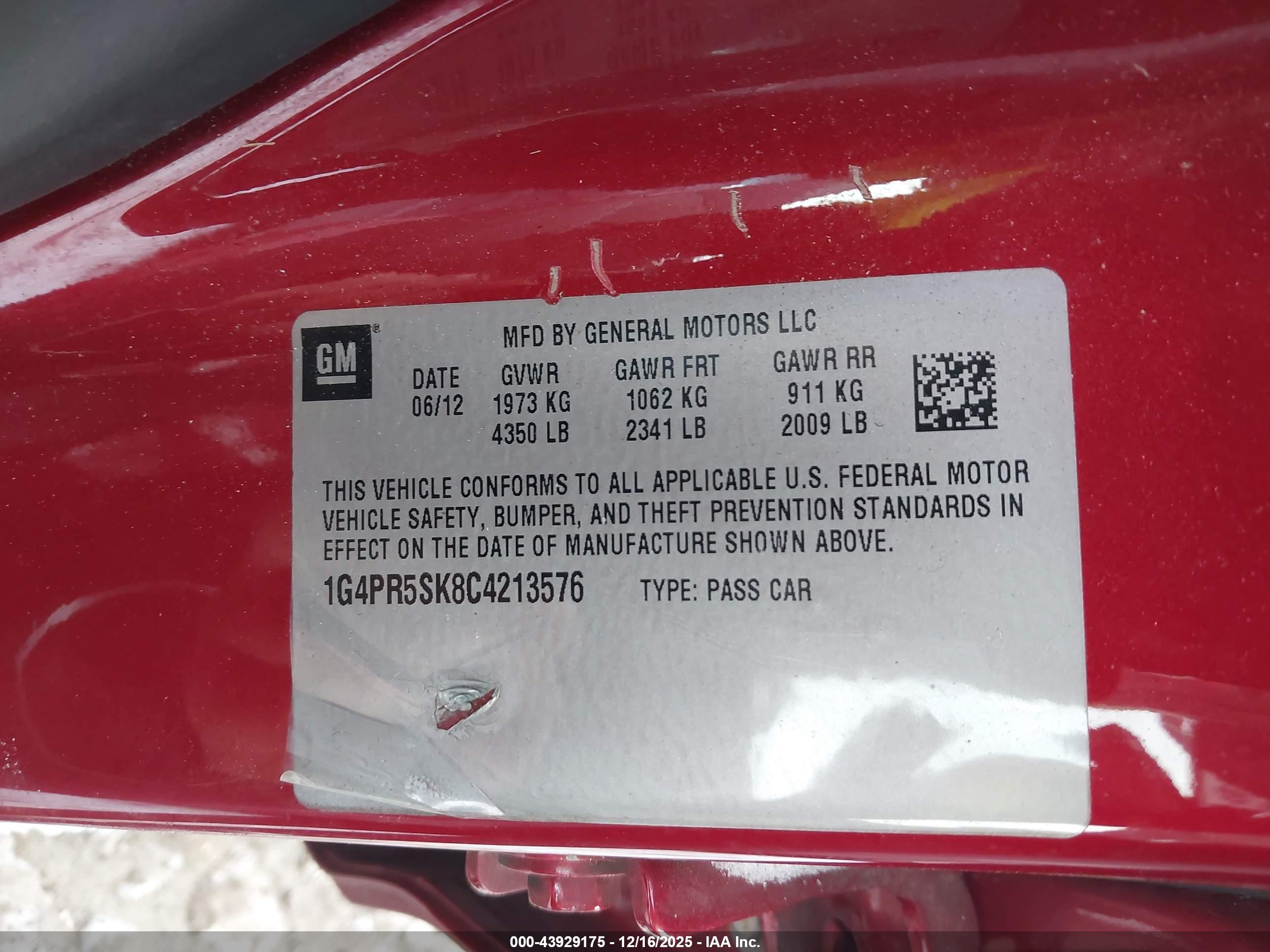 BUICK VERANO image 9