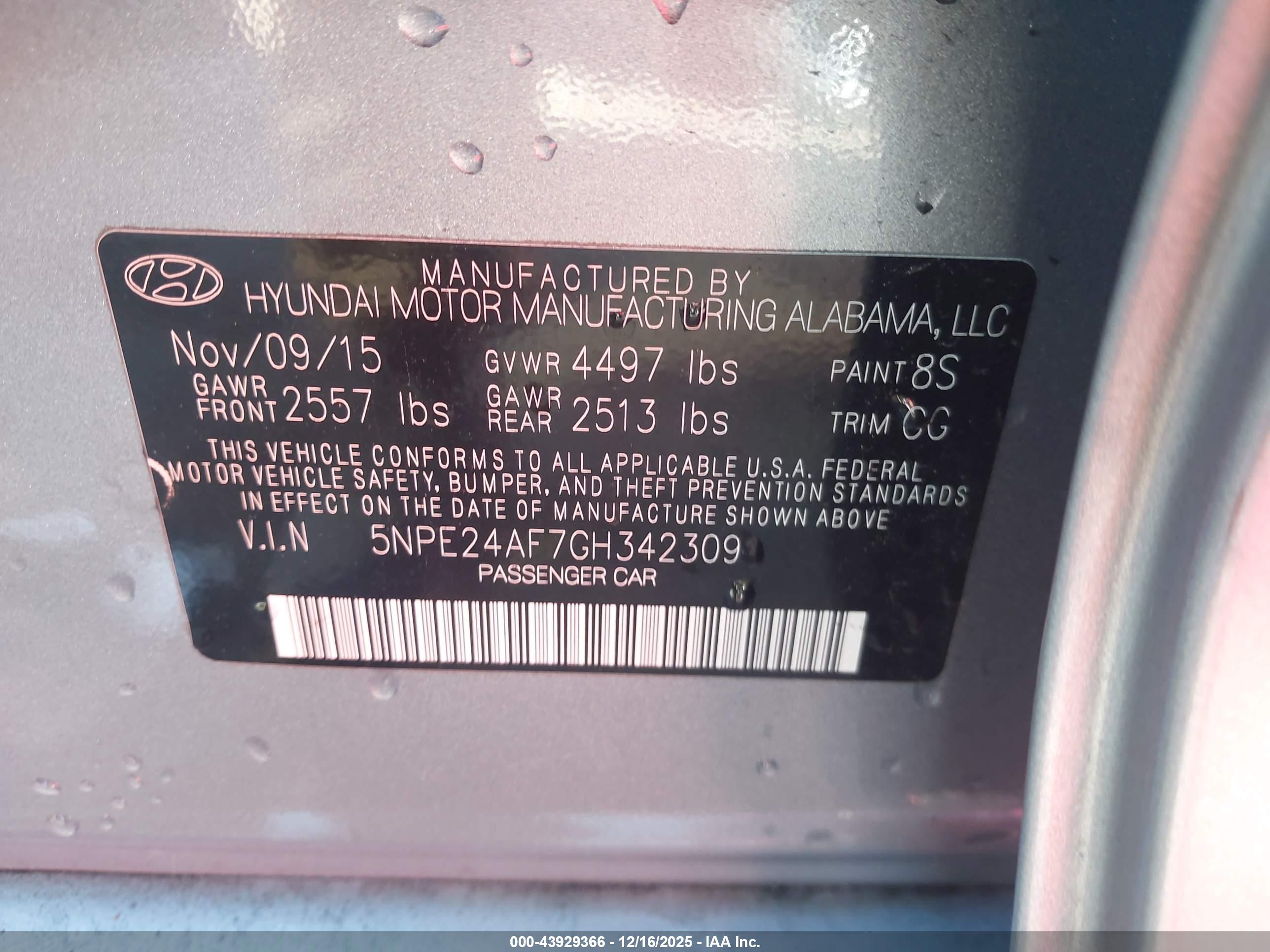 HYUNDAI SONATA image 9