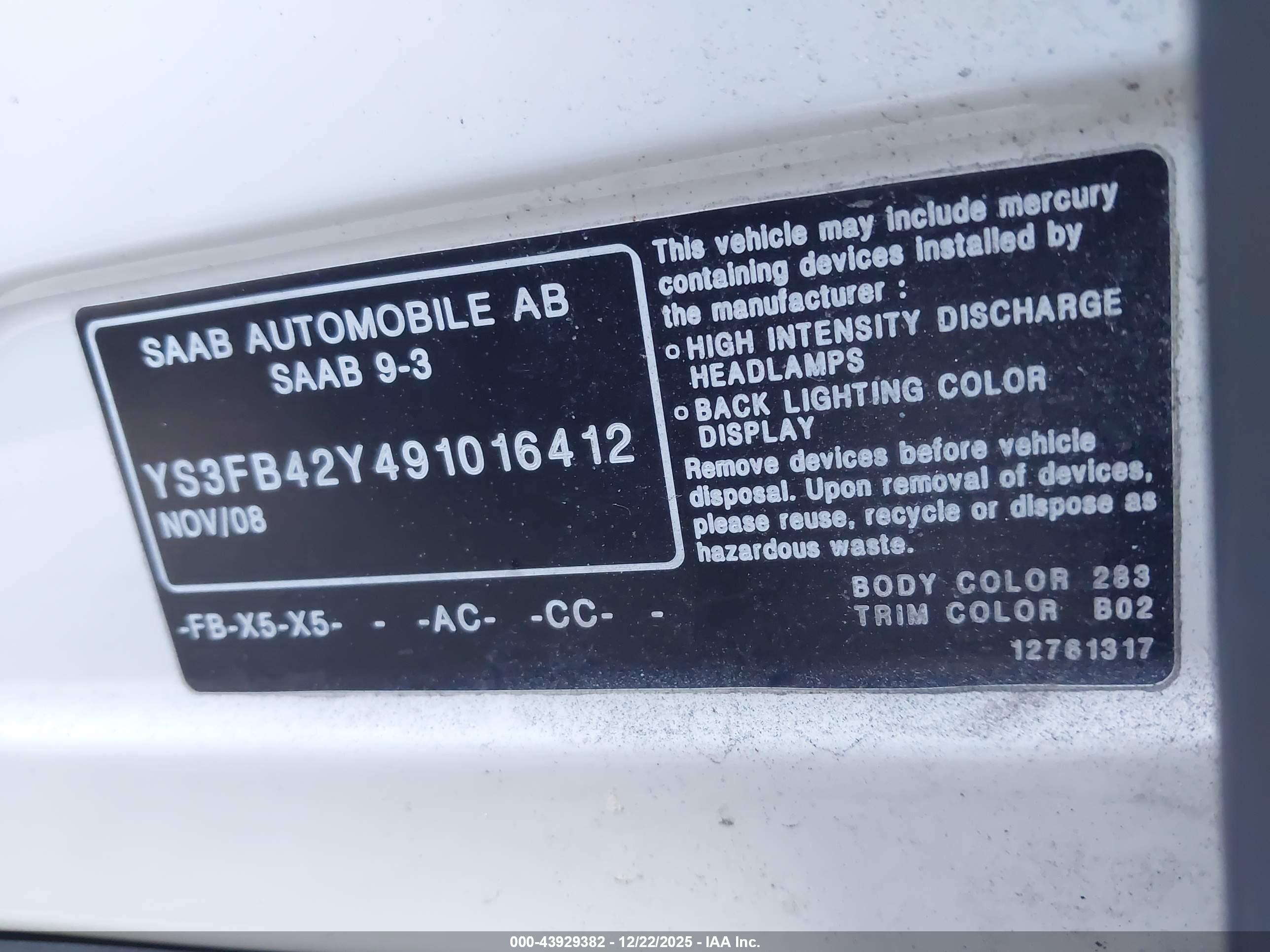 SAAB 9-3 image 9