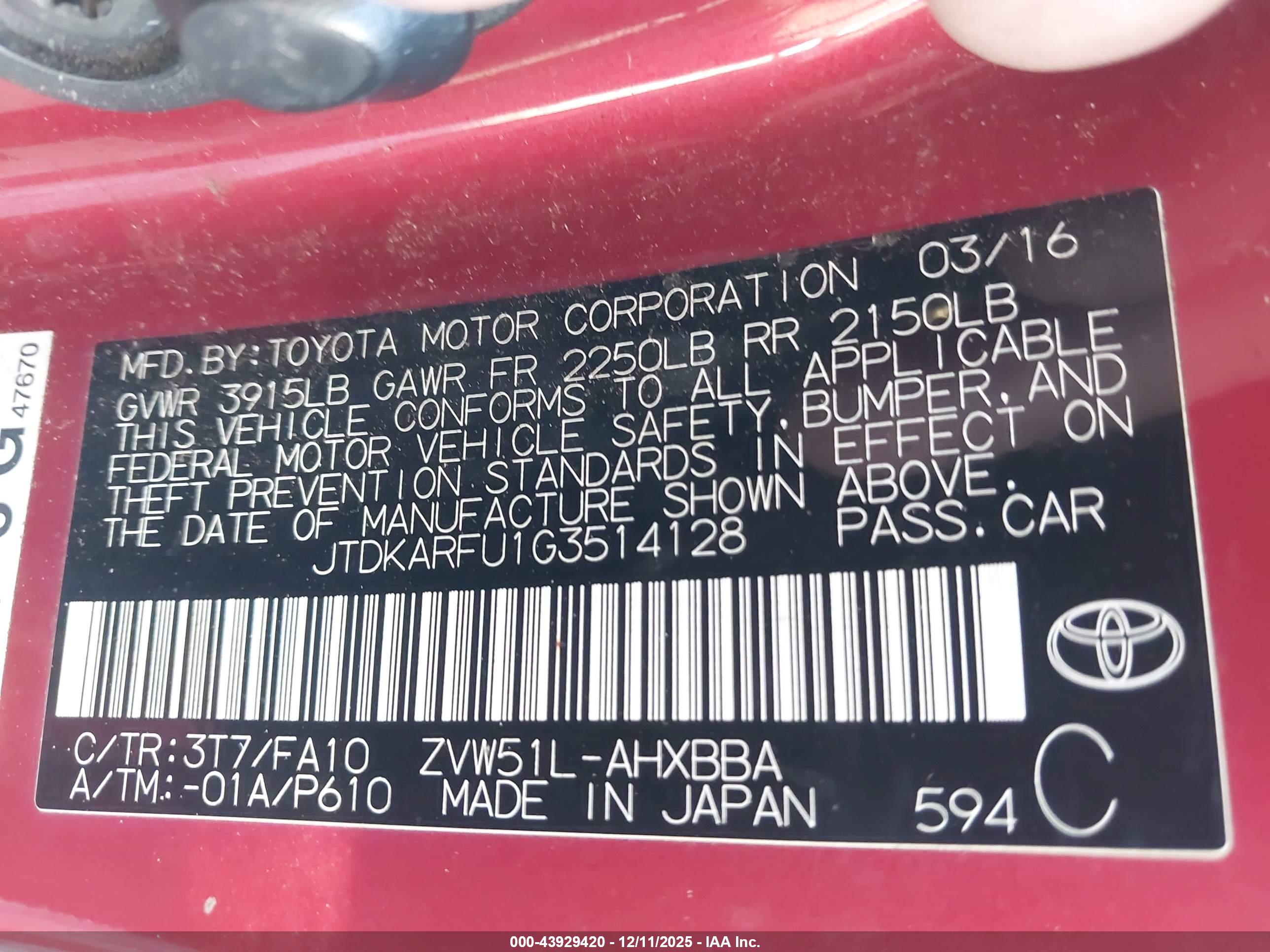 TOYOTA PRIUS image 9