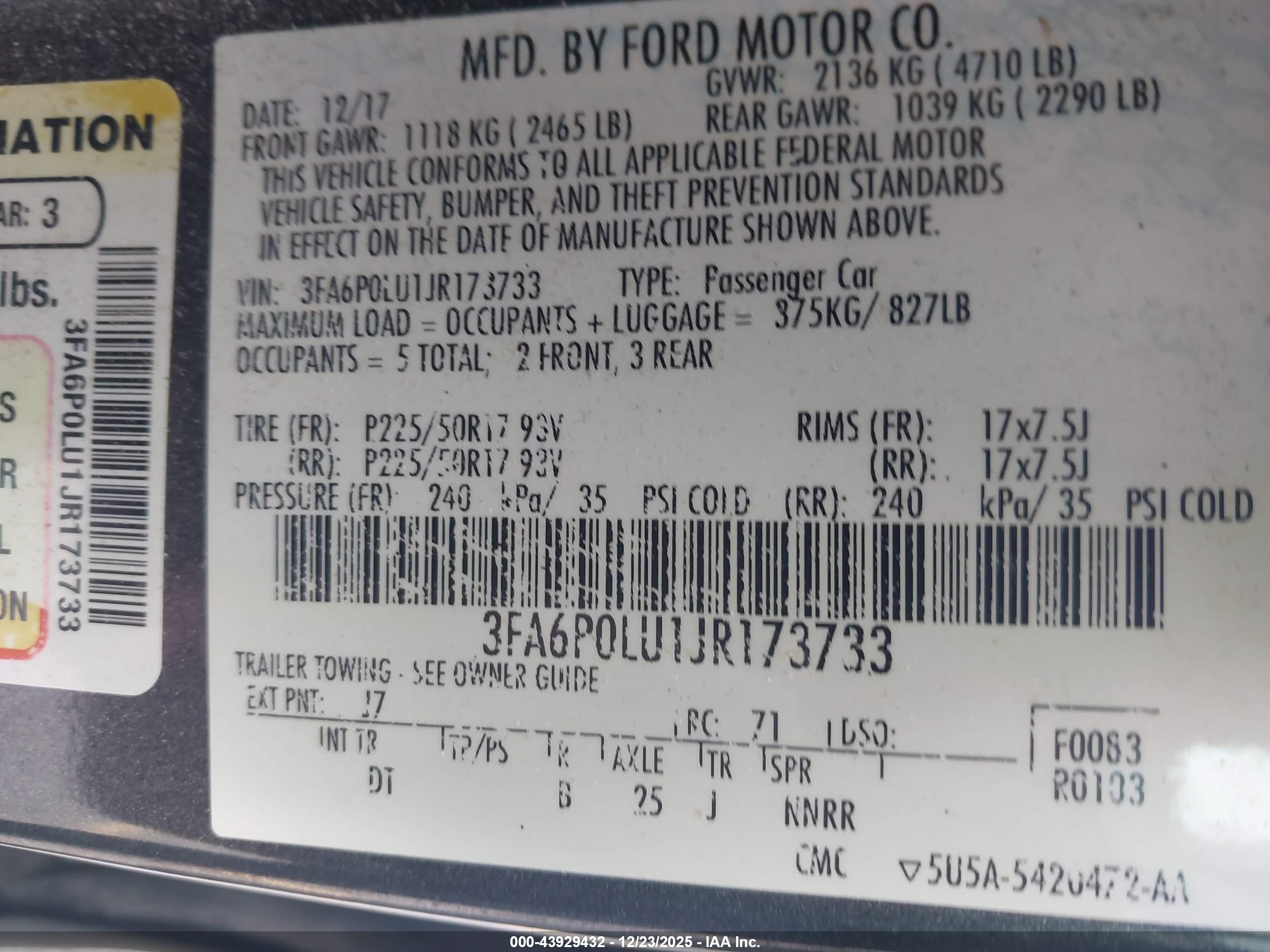 FORD FUSION image 9