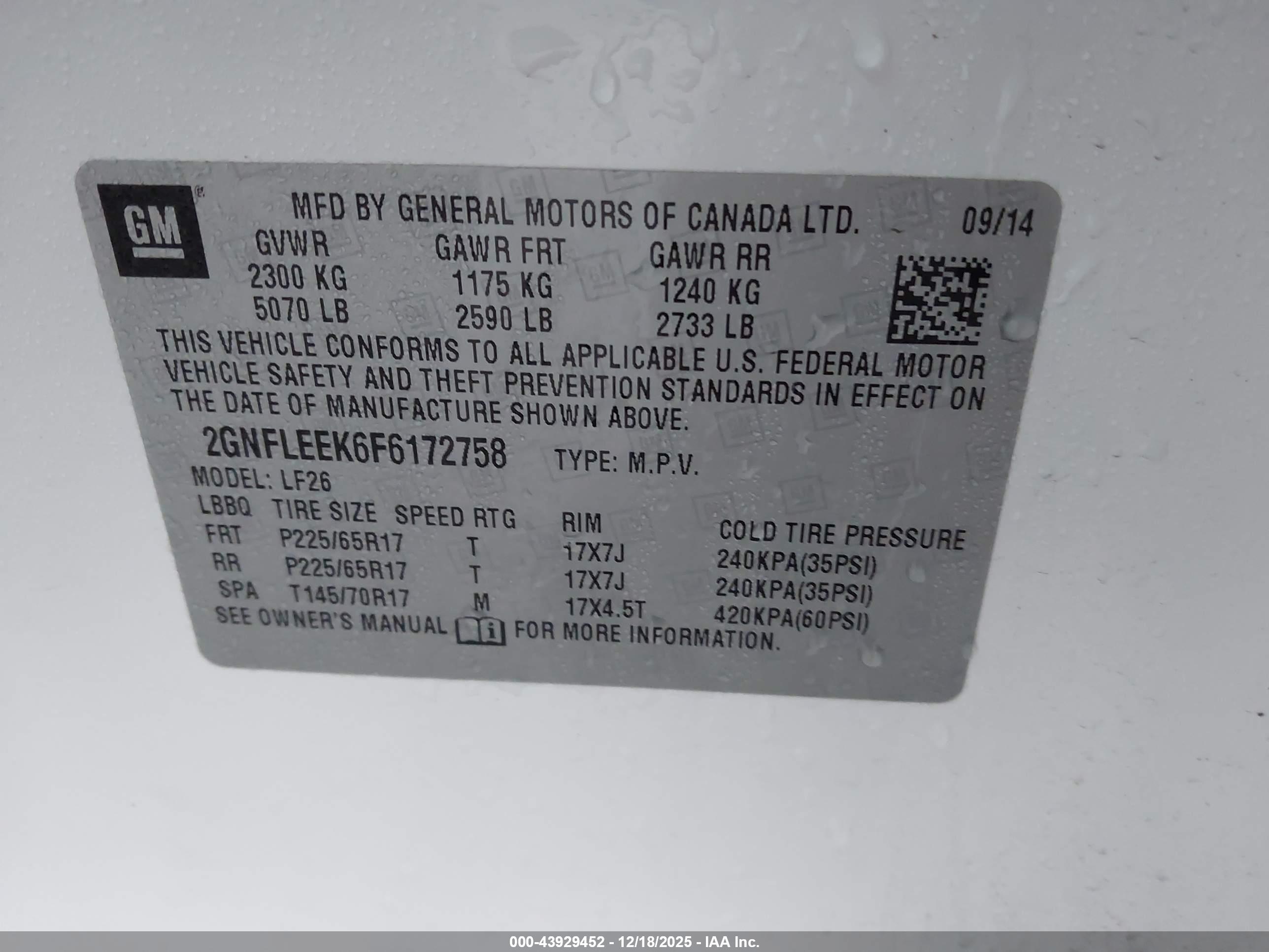 CHEVROLET EQUINOX image 9