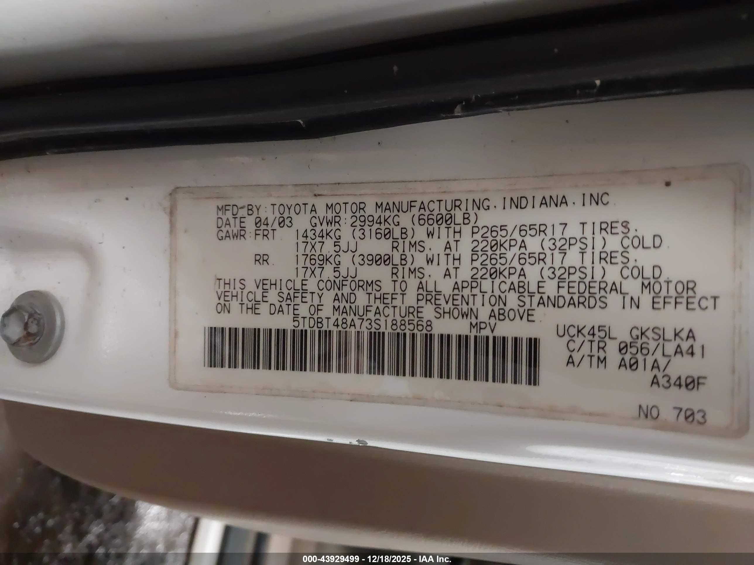 TOYOTA SEQUOIA image 9