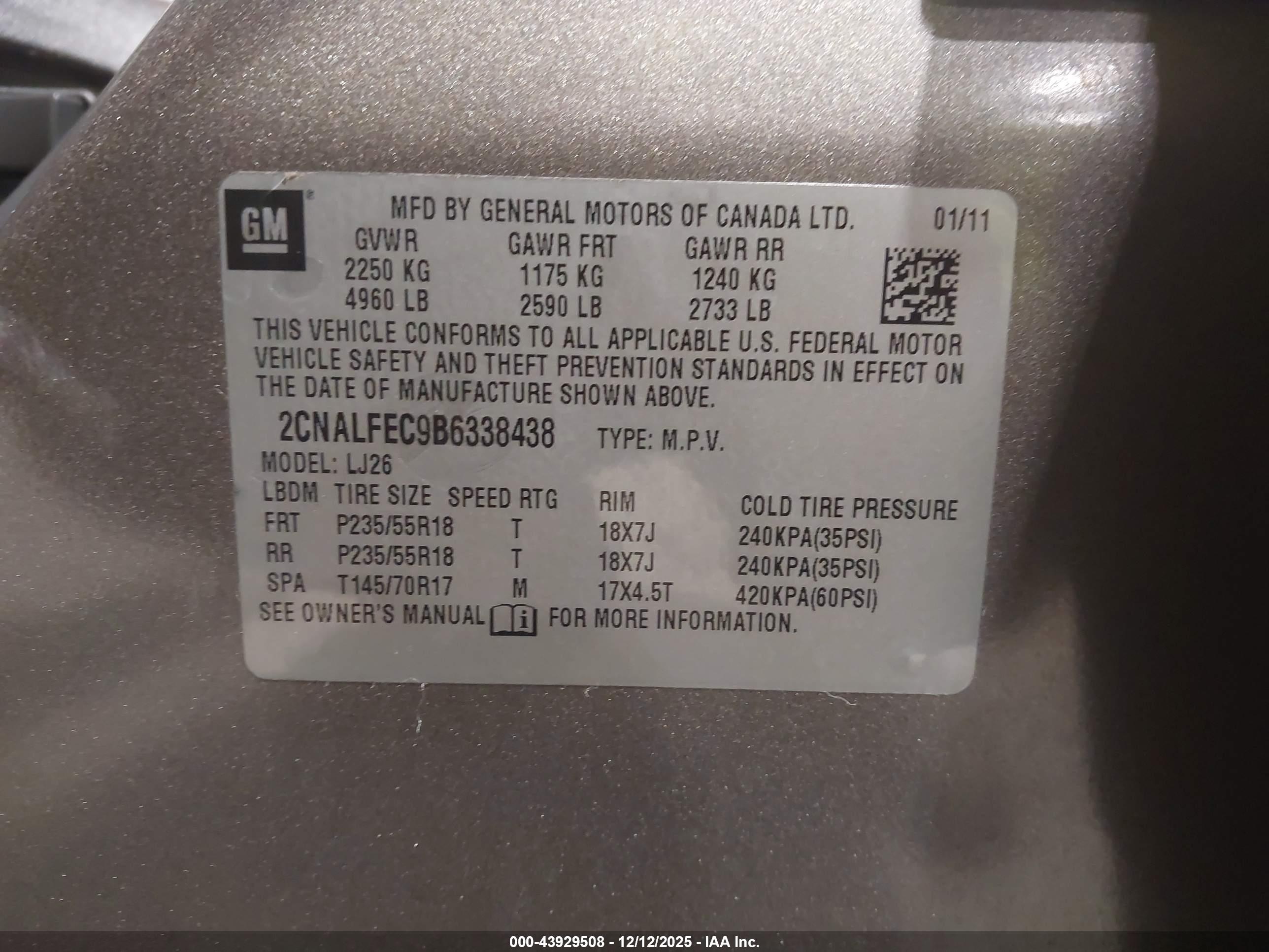 CHEVROLET EQUINOX image 9