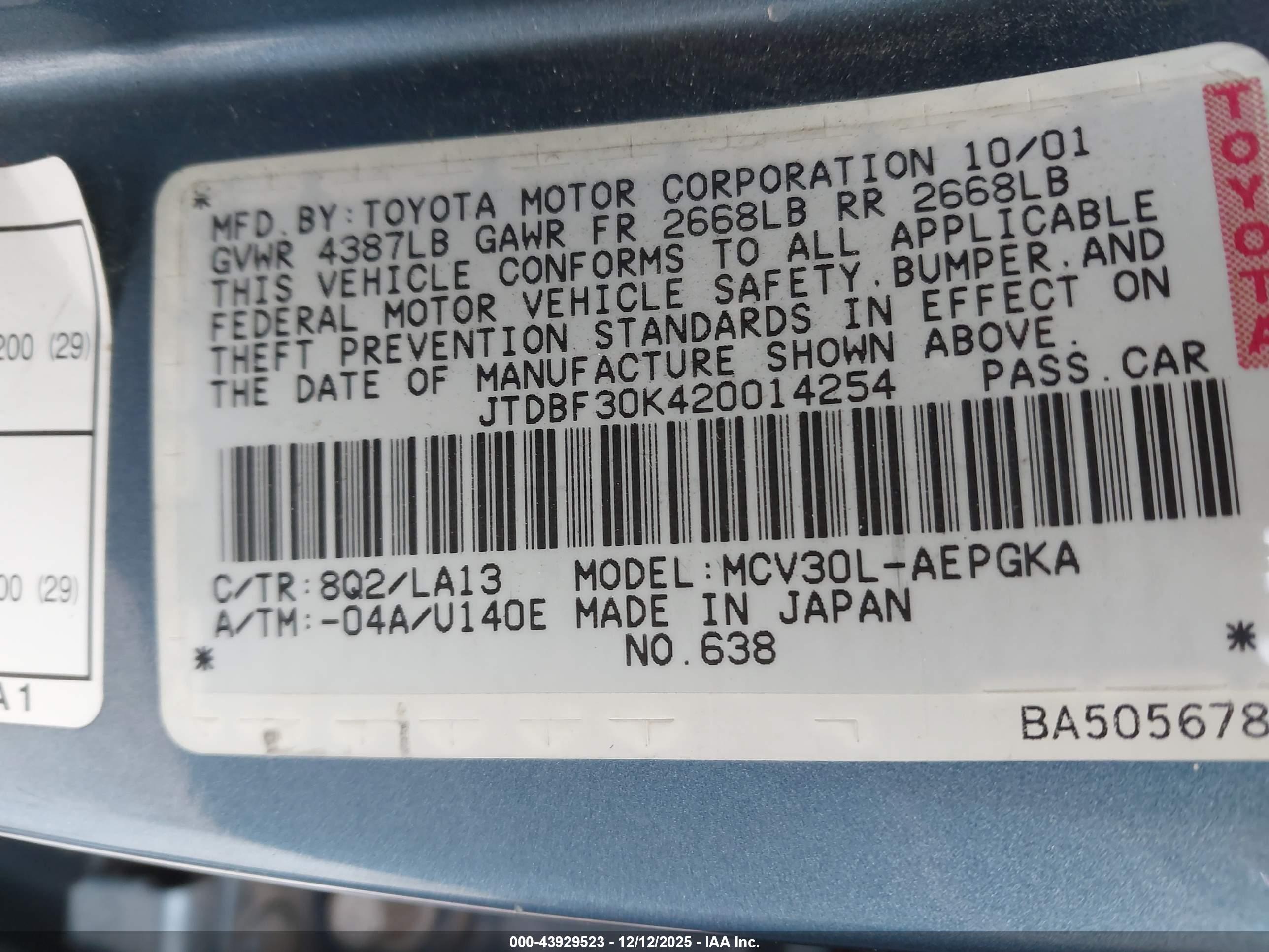 TOYOTA CAMRY image 9