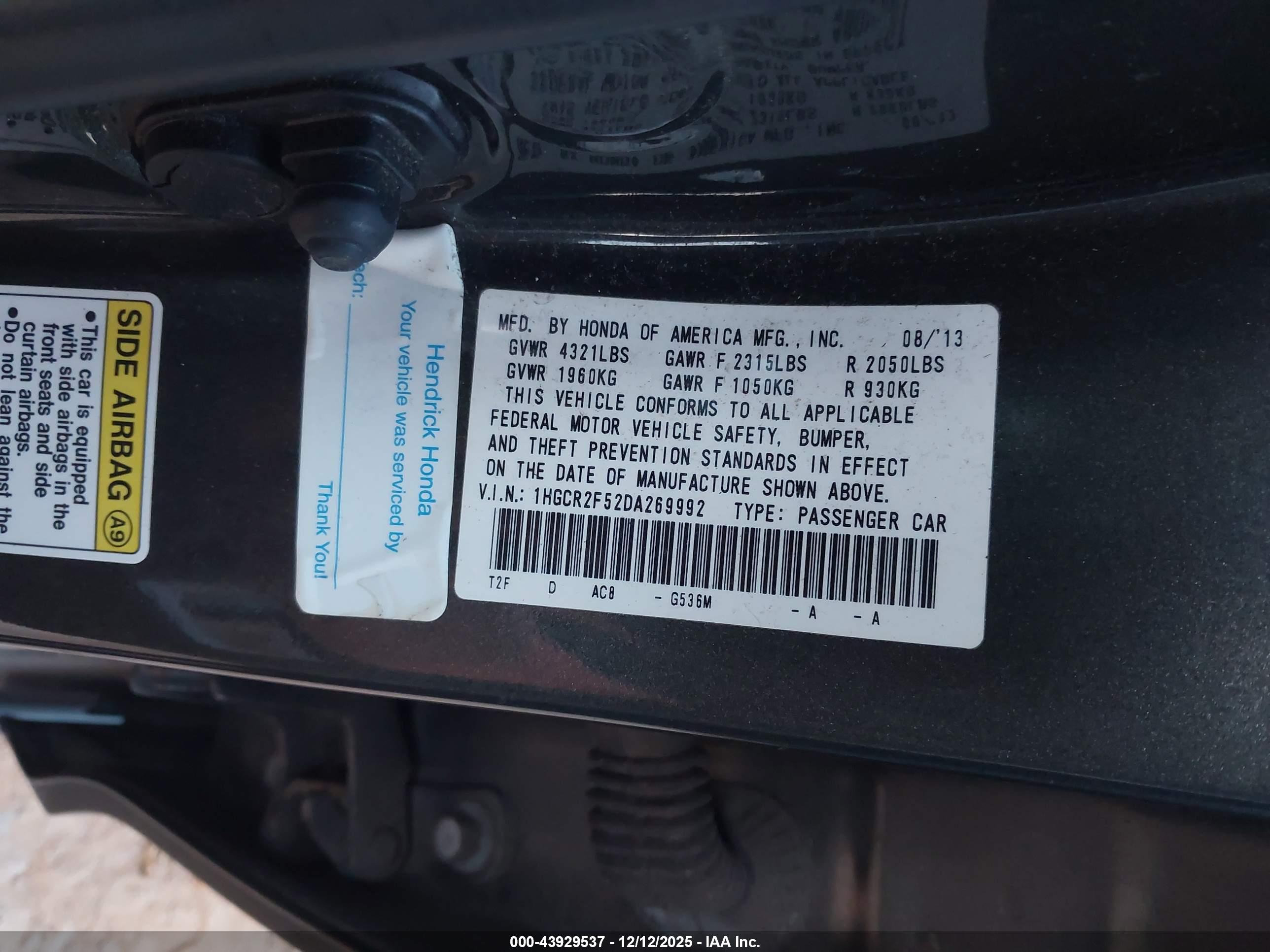 HONDA ACCORD image 9