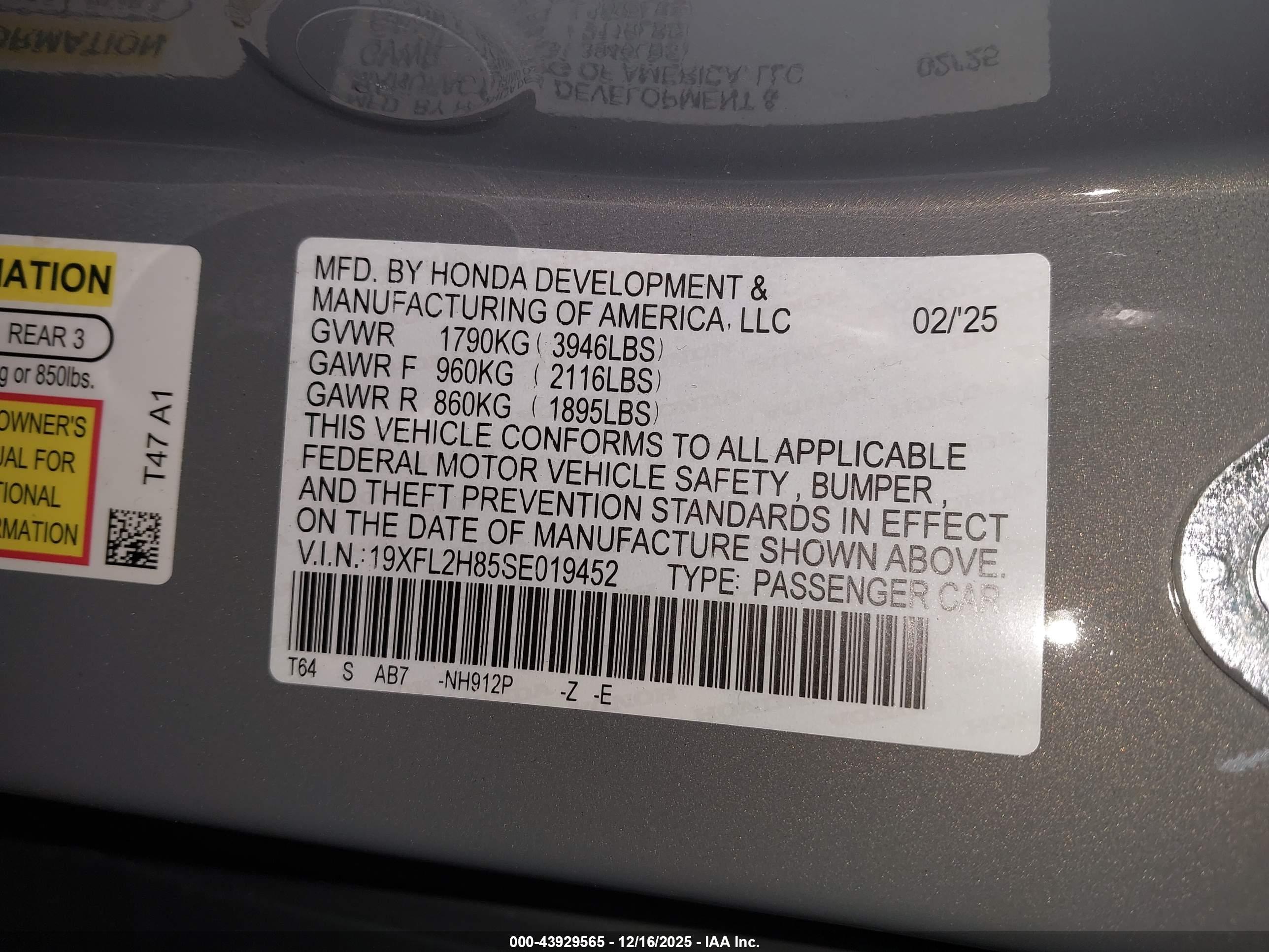HONDA CIVIC image 9