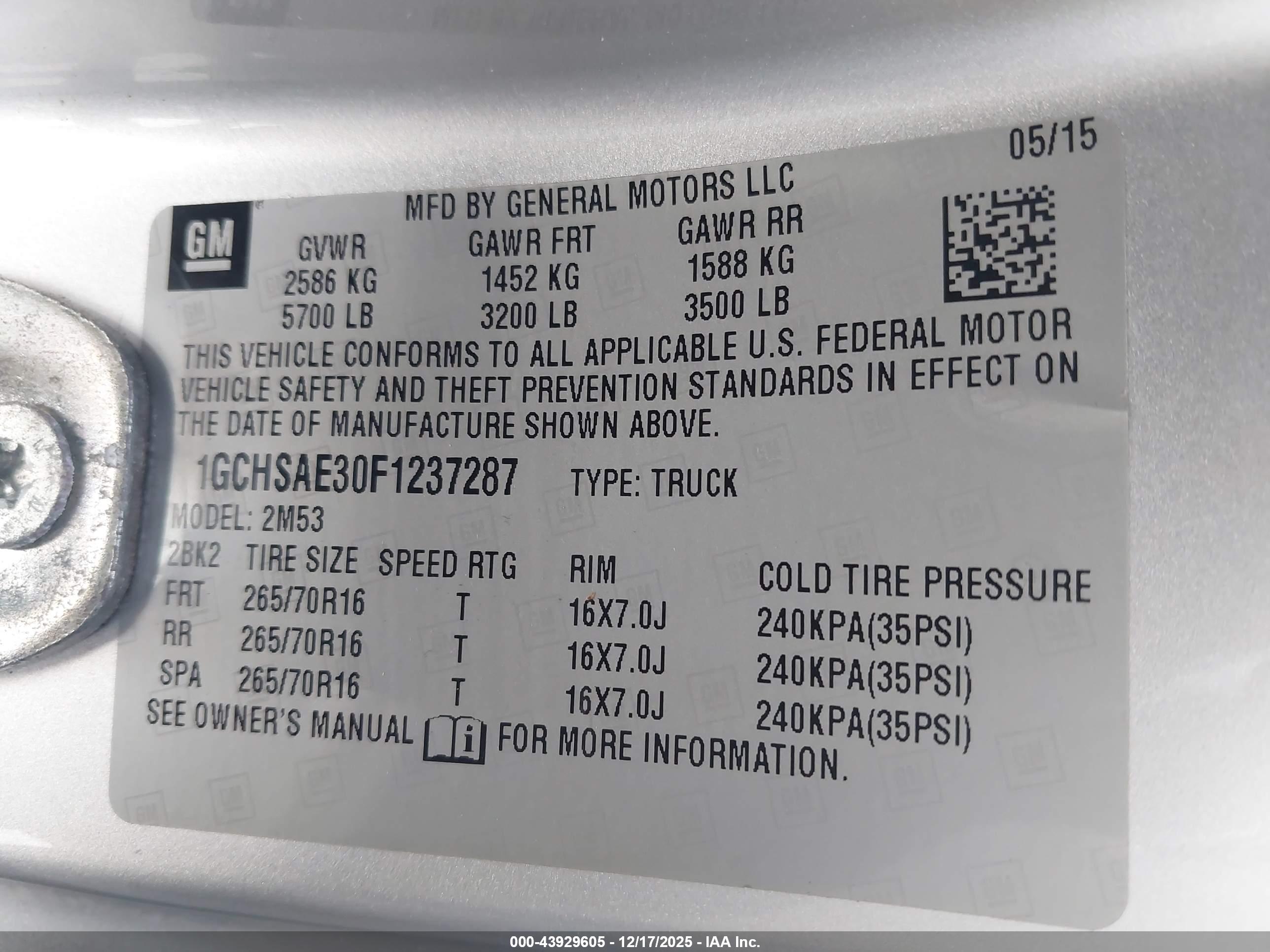 CHEVROLET COLORADO image 9