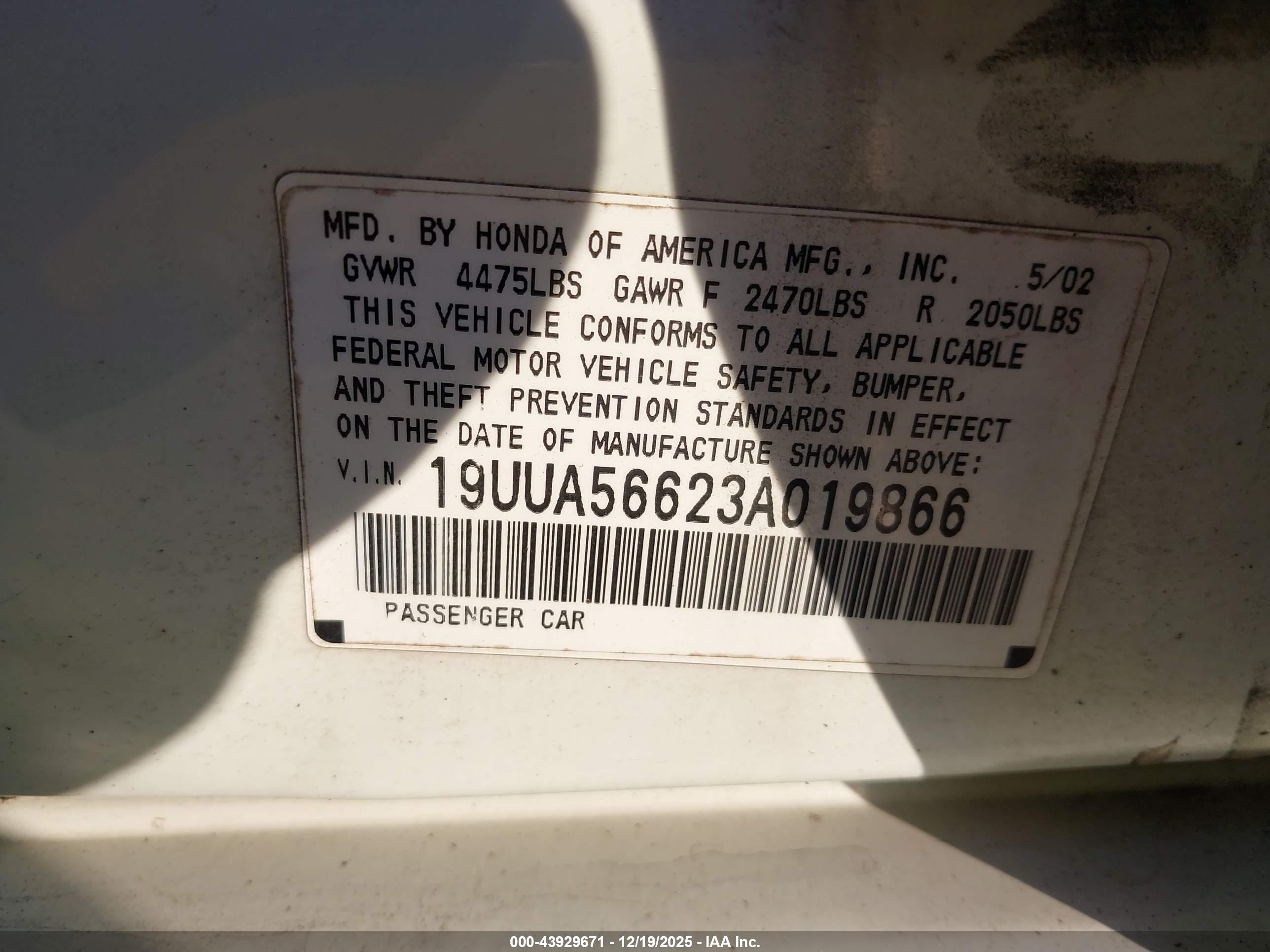 ACURA TL image 9