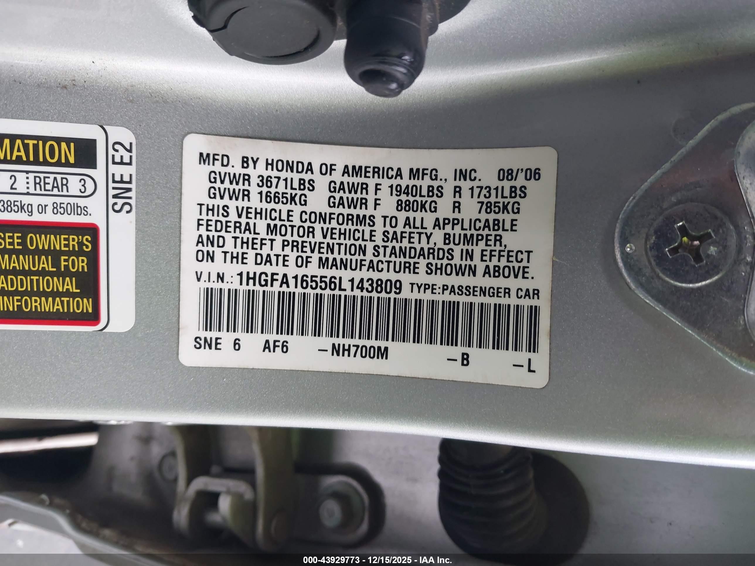 HONDA CIVIC image 9