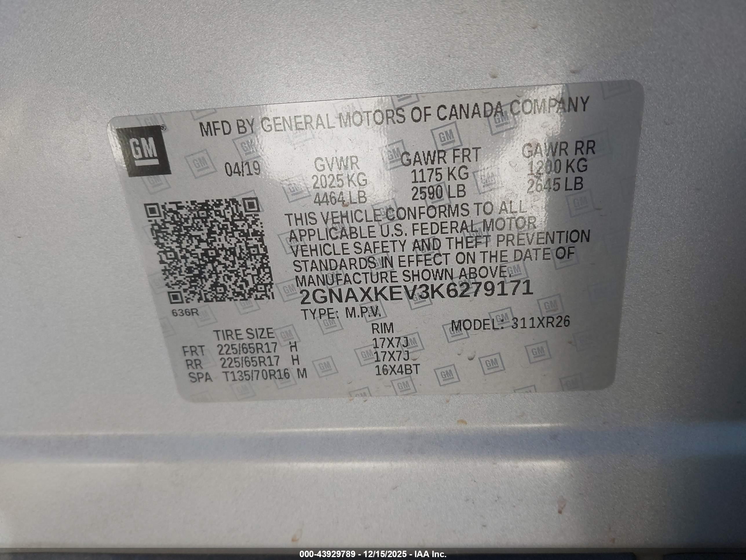 CHEVROLET EQUINOX image 9