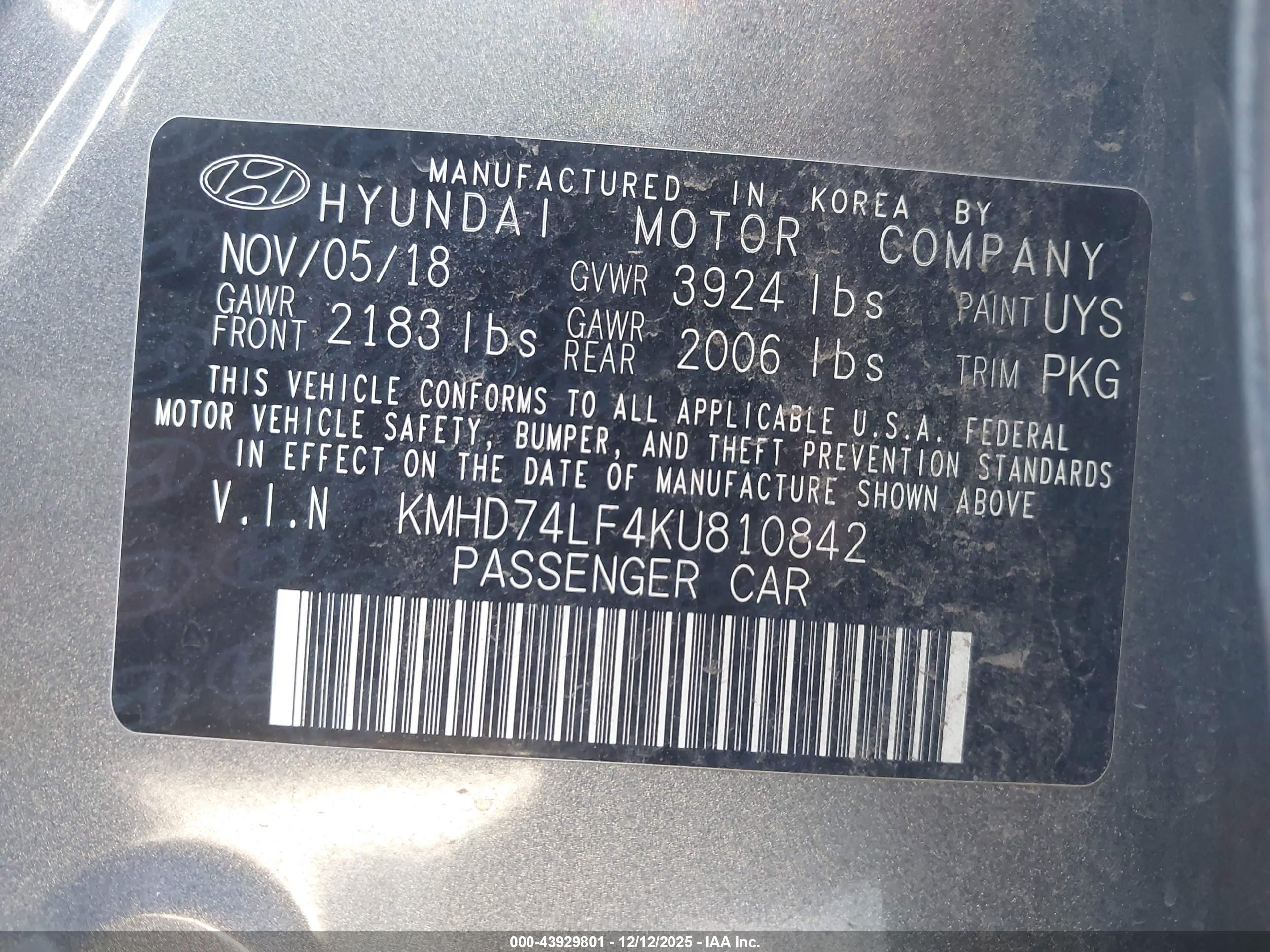 HYUNDAI ELANTRA image 9